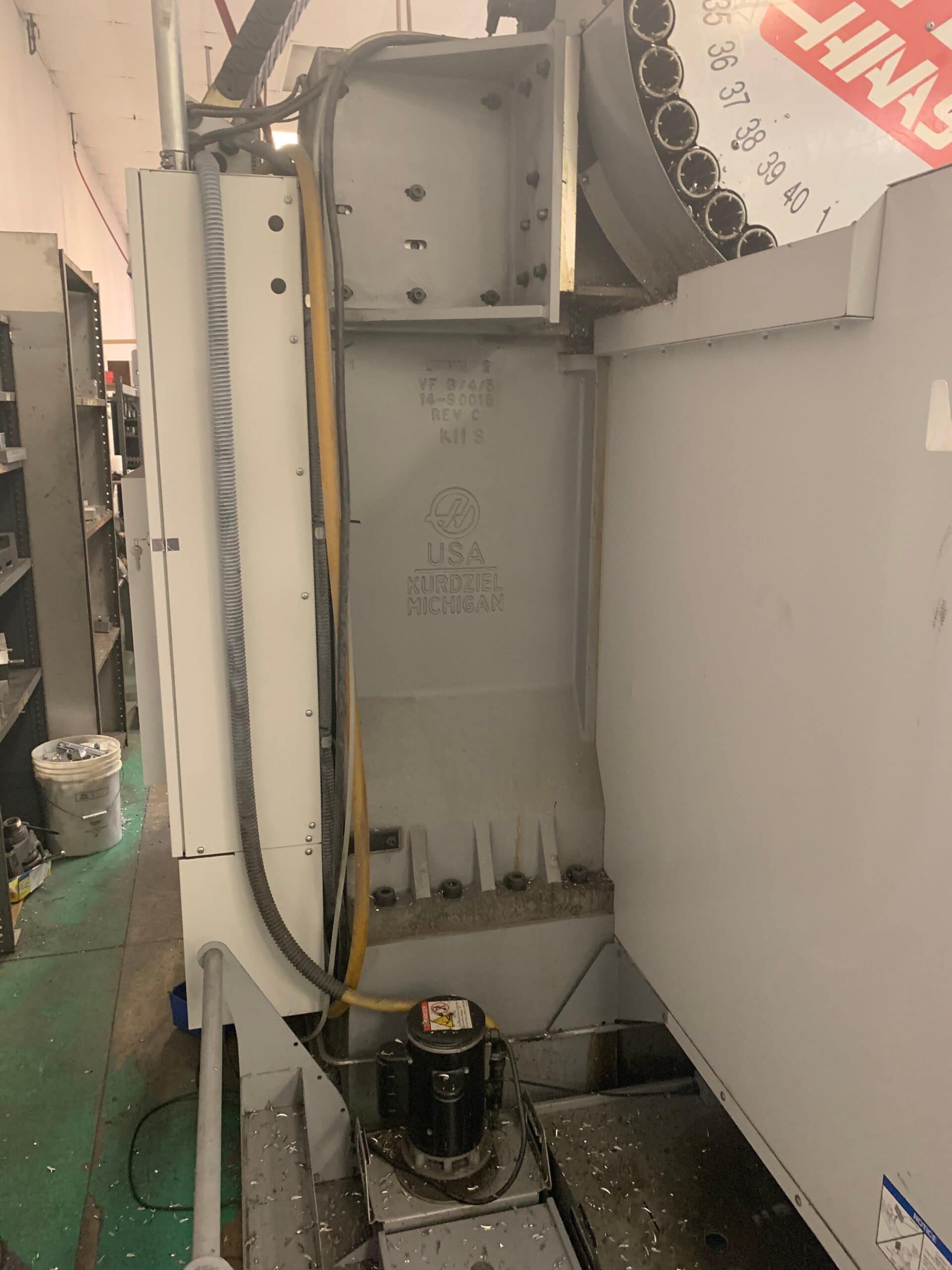 Haas VF-3SS VMC, 2007 - SMTC, 4th Axis Drive/Wiring, Under Power, Video - Image 21