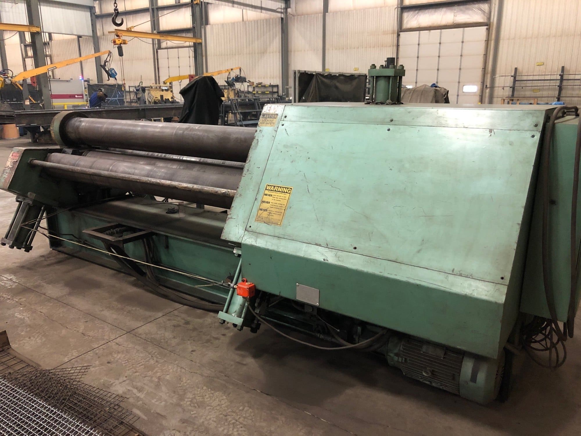 1/2" x 8' Montgomery 4R-9650 4 Roll Plate Roller 2000 - PLC Control - Image 2