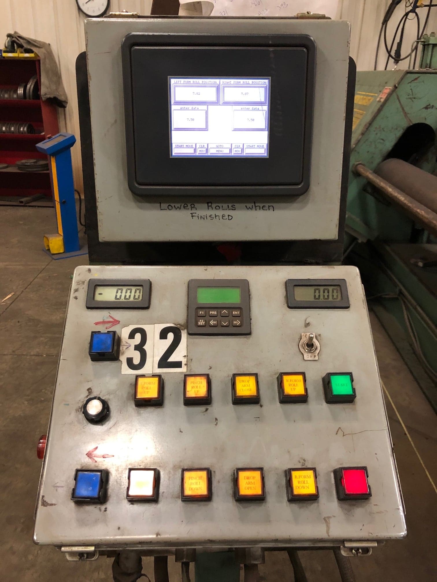 1/2" x 8' Montgomery 4R-9650 4 Roll Plate Roller 2000 - PLC Control - Image 3