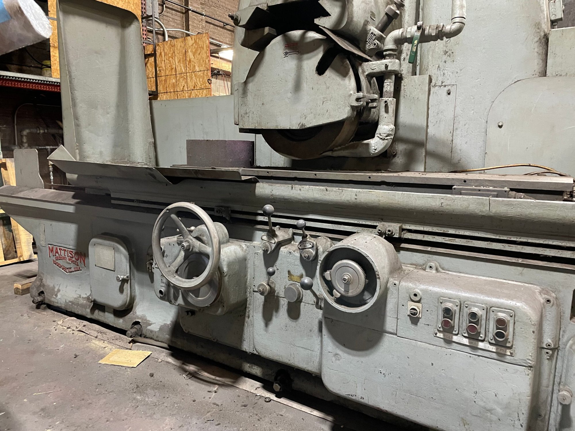 24" x 60" Mattison Surface Grinder, 1973 - Under Power, Ready for Inspection - Image 4