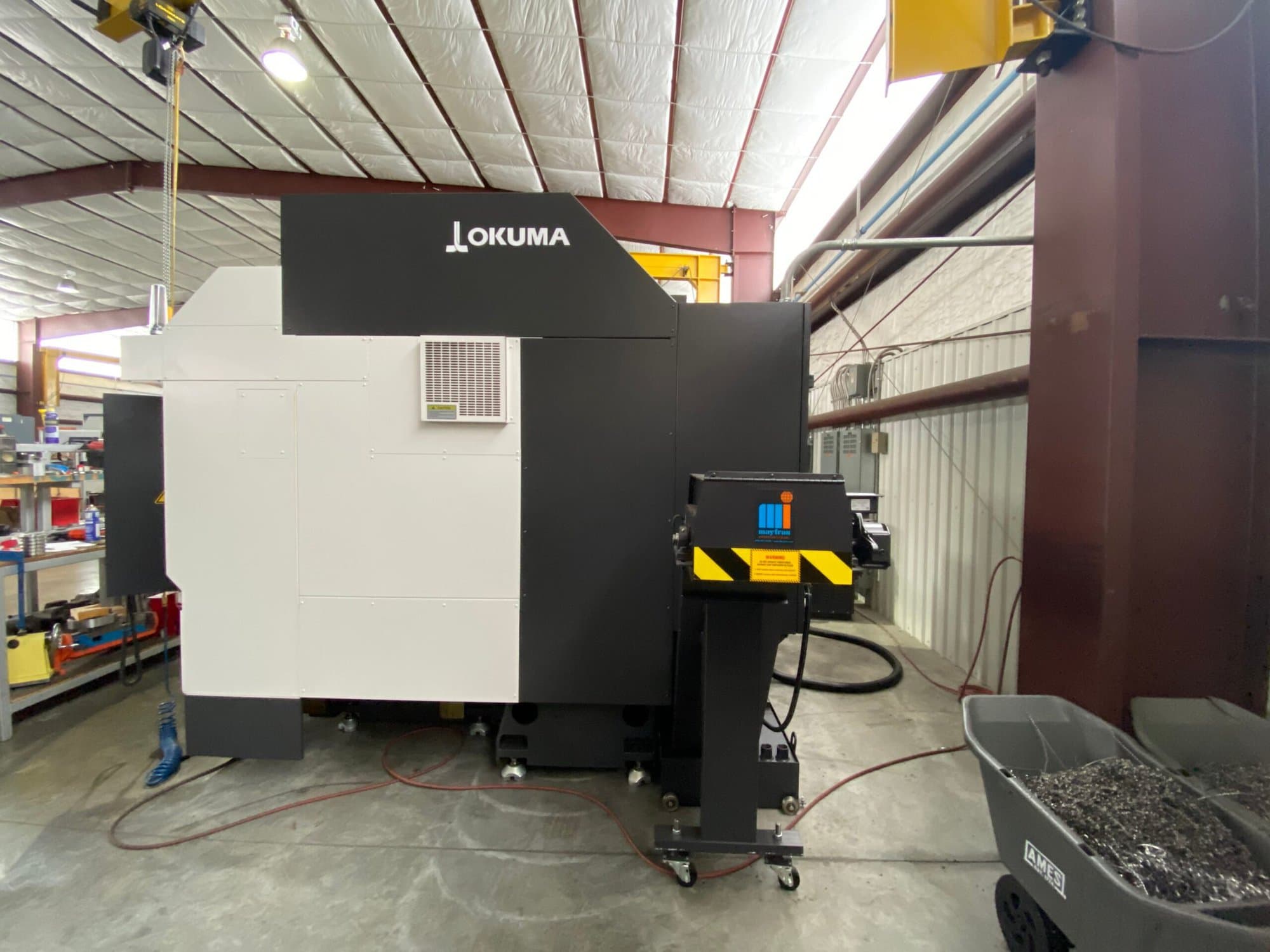 Okuma Genos M560-V VMC, 2018 - Low Hours, 4th Axis, Probing - Image 6
