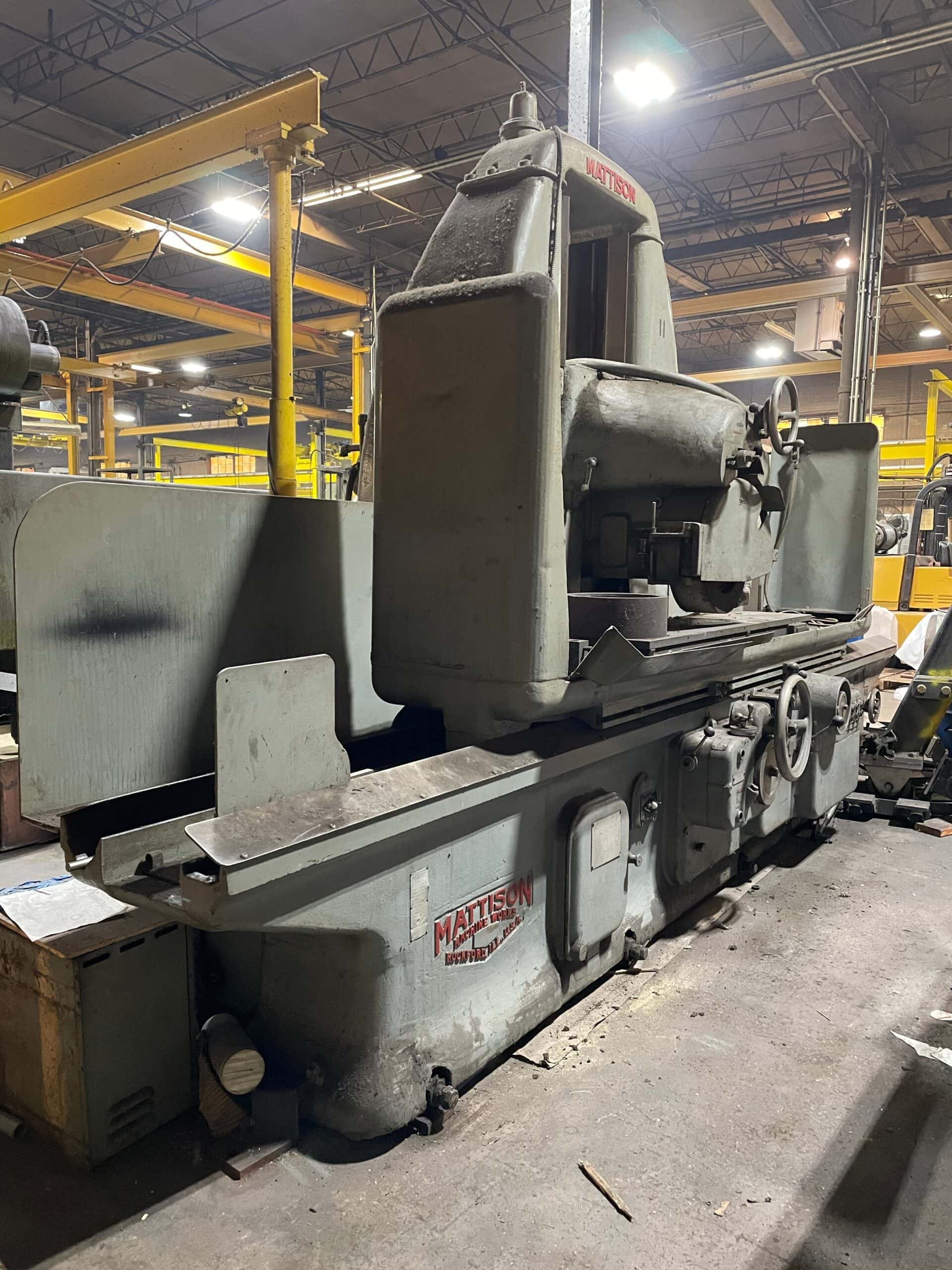 24" x 60" Mattison Surface Grinder, 1973 - Under Power, Ready for Inspection - Image 2