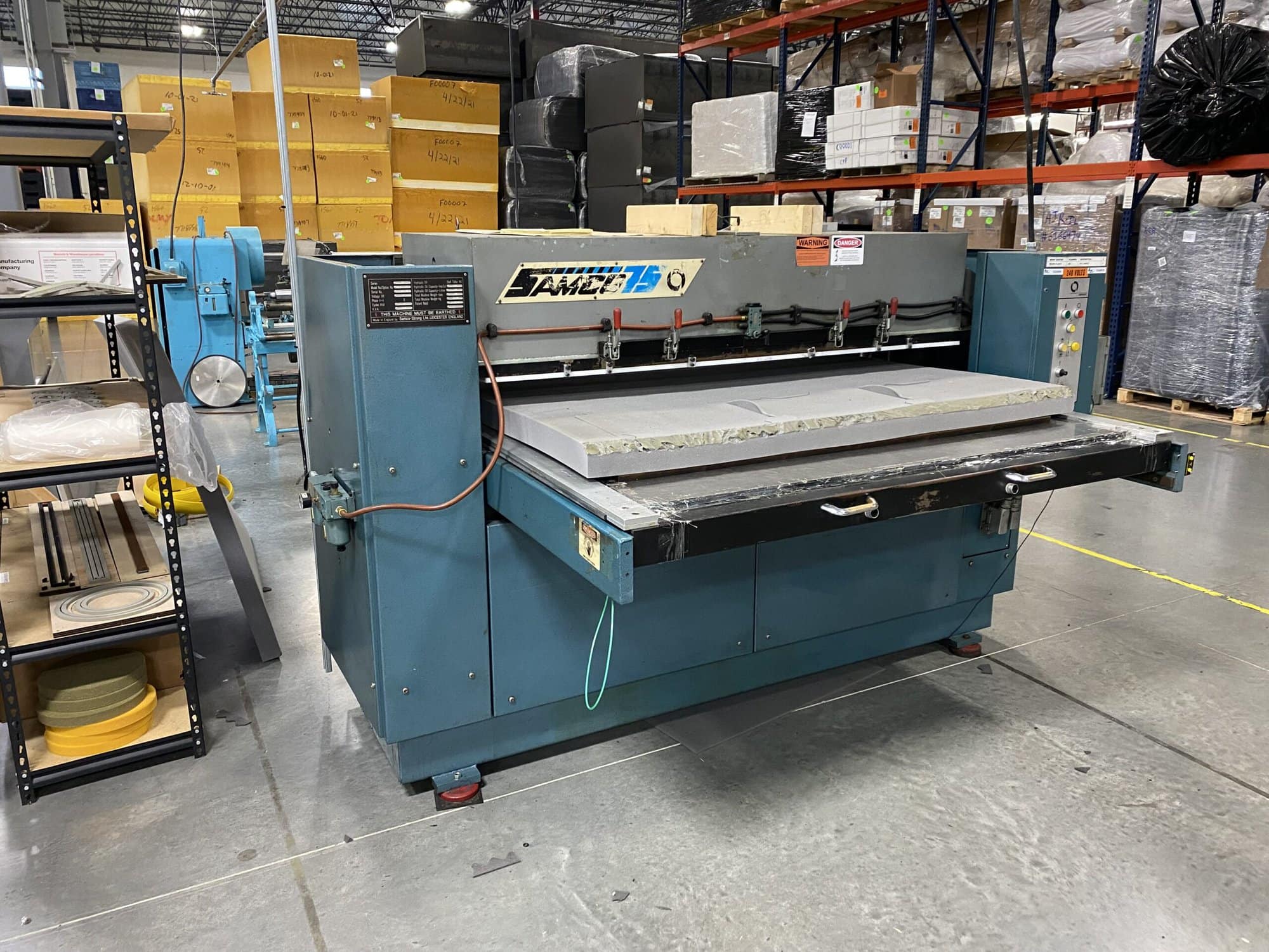 75 Ton Samco TC-75 Press- 67" X 27" Work Area