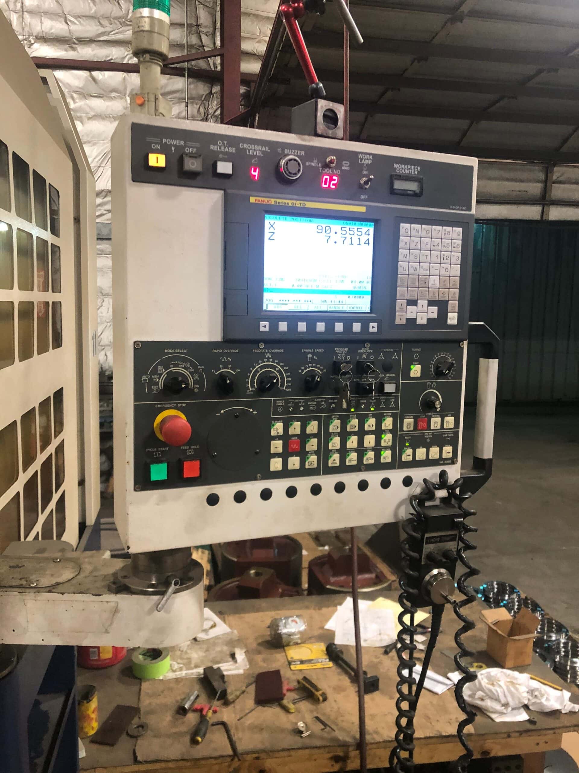 Honor Seiki VL1600 VTL, 2013 - Chip Conveyor, Tooling Included! - Image 7