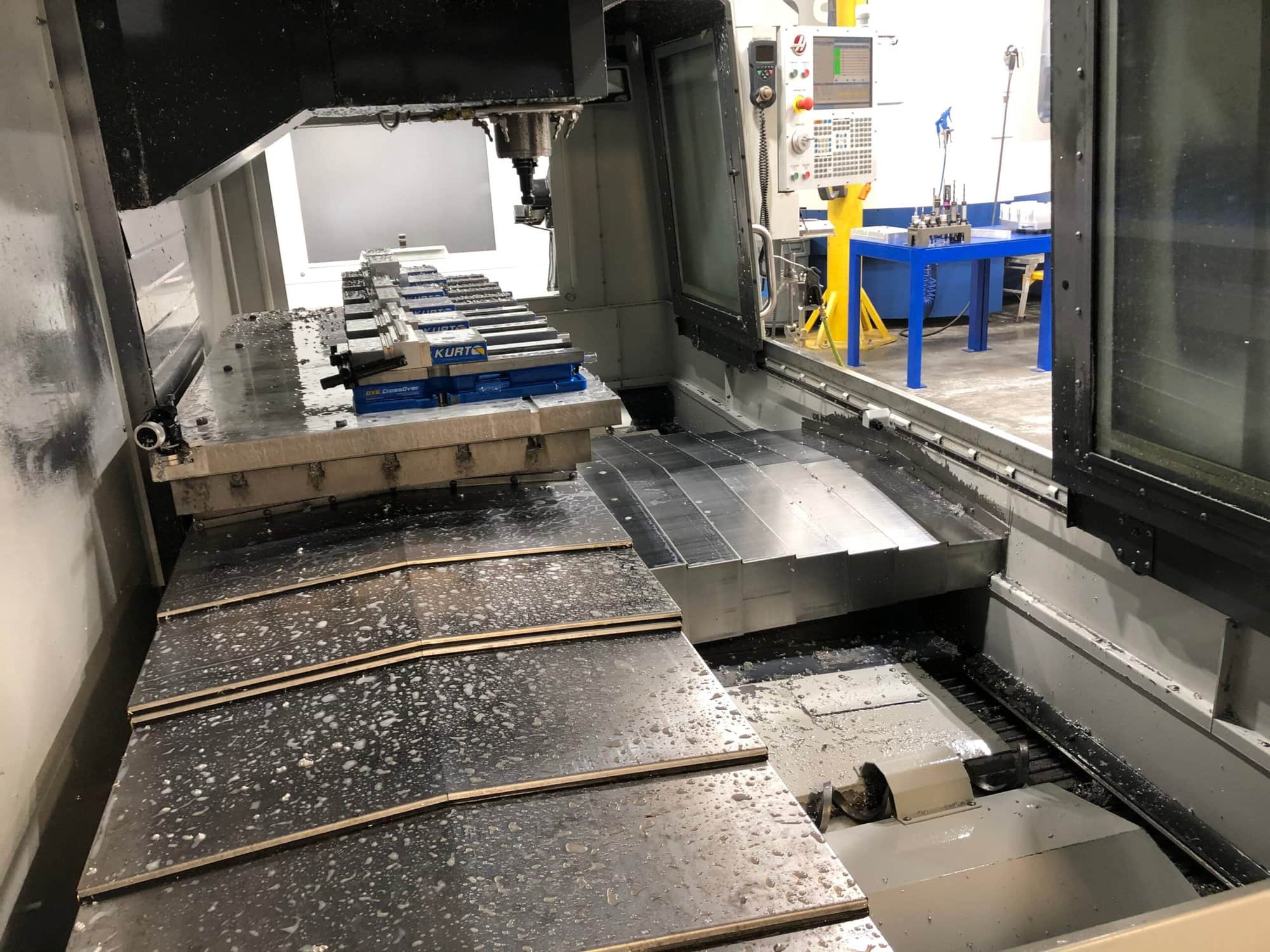 Haas VF-6SS 5 Axis VMC, 2018- TR-210 Trunnion, TSC, WIPS, Video, Under Power - Image 5