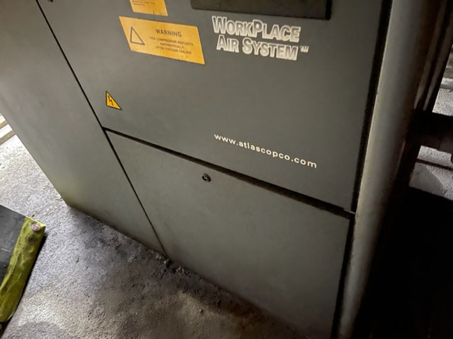 50HP Atlas Copco GA 37 FF Compressor, 2003 - With 200 Gallon Receiver Tank - Image 3