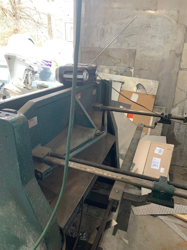 1/4” X 4’ National NH4825 Hydraulic Shear - Single Phase, Backgauge - Image 3