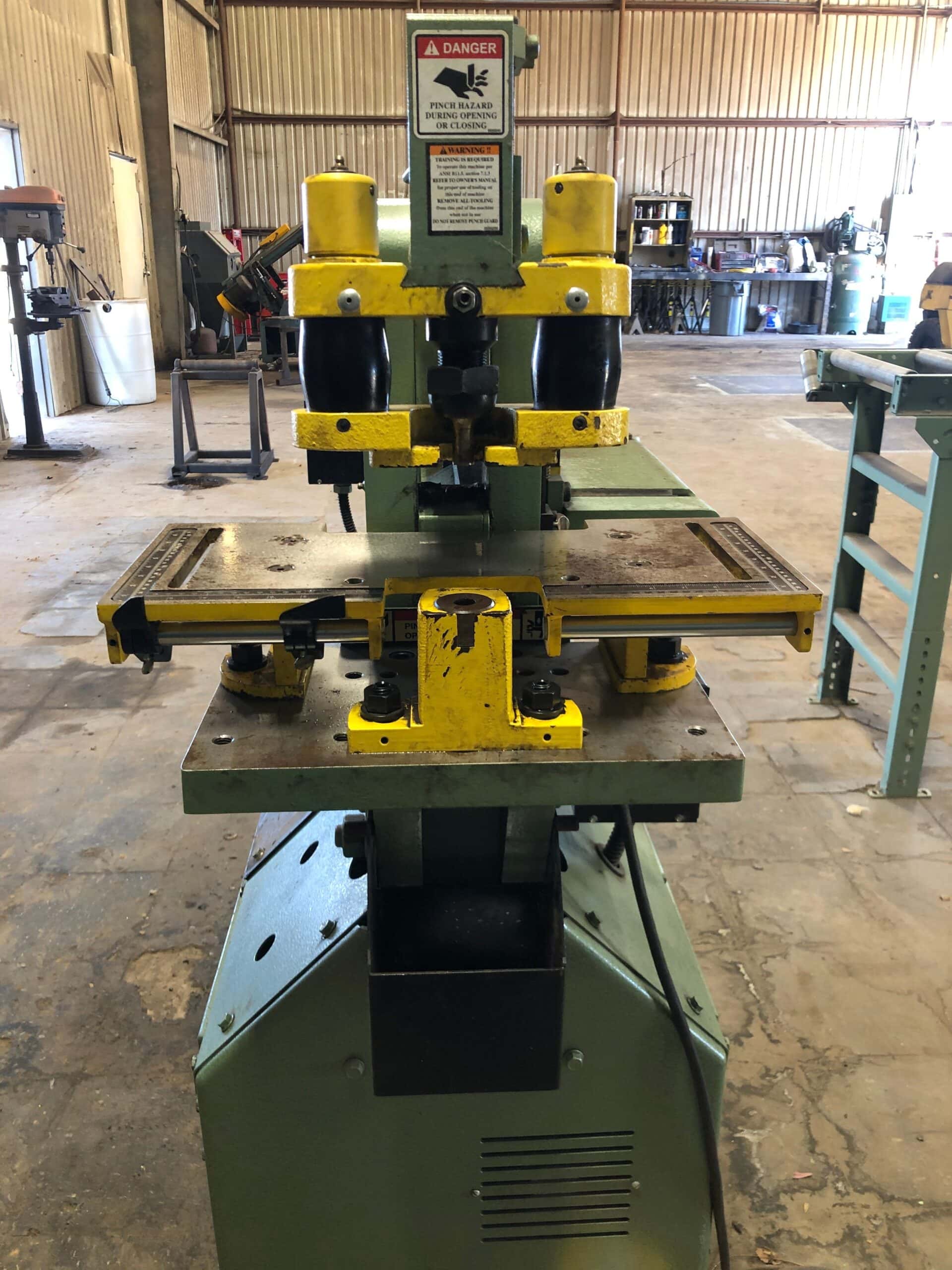 65 Ton Piranha P-65 Ironworker, 2018 - Tooling Included, 6' Backgauge - Image 3