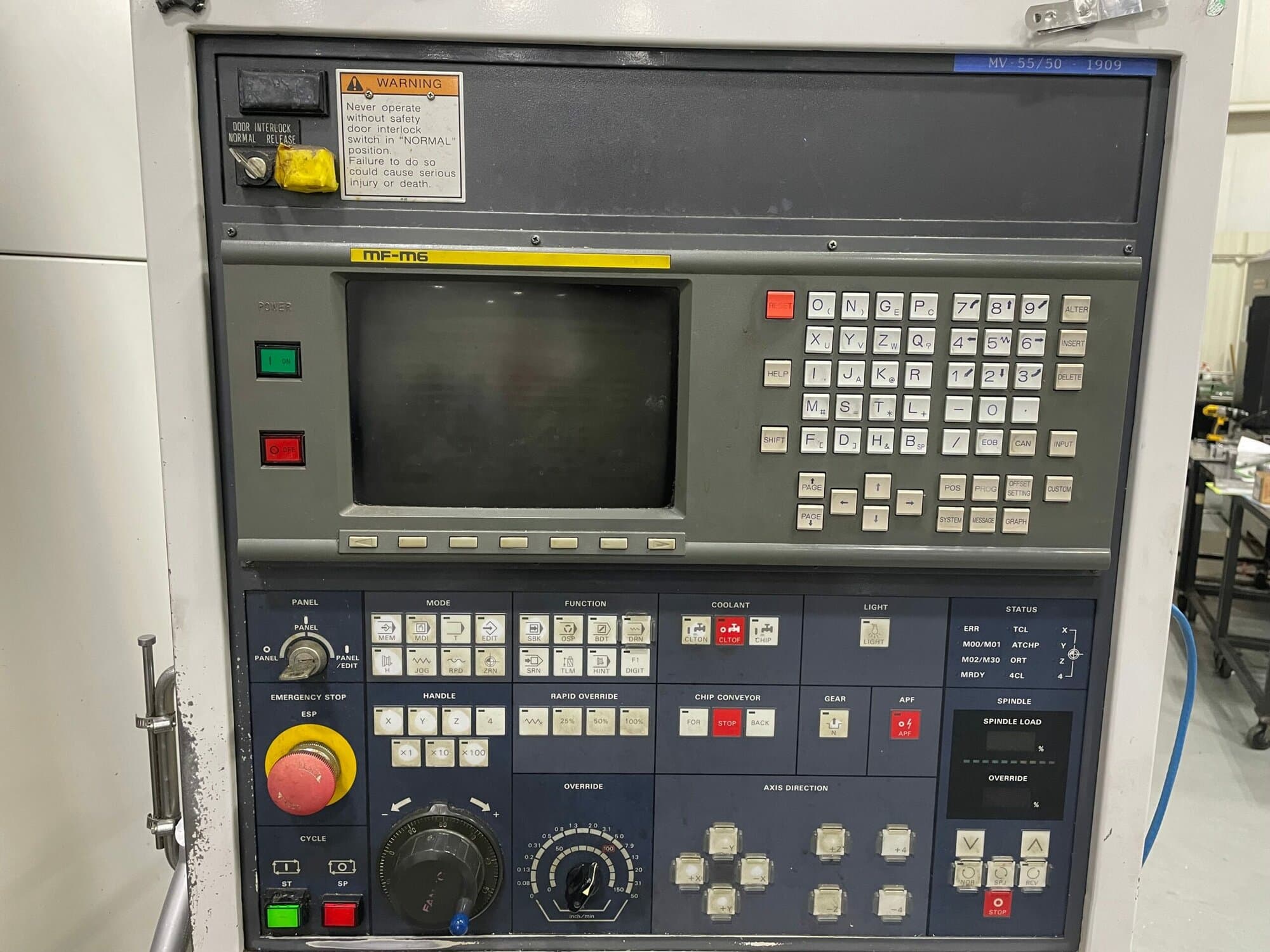 Mori Seiki MV-55/50 VMC, 1999 - MF-MG Control - Image 2