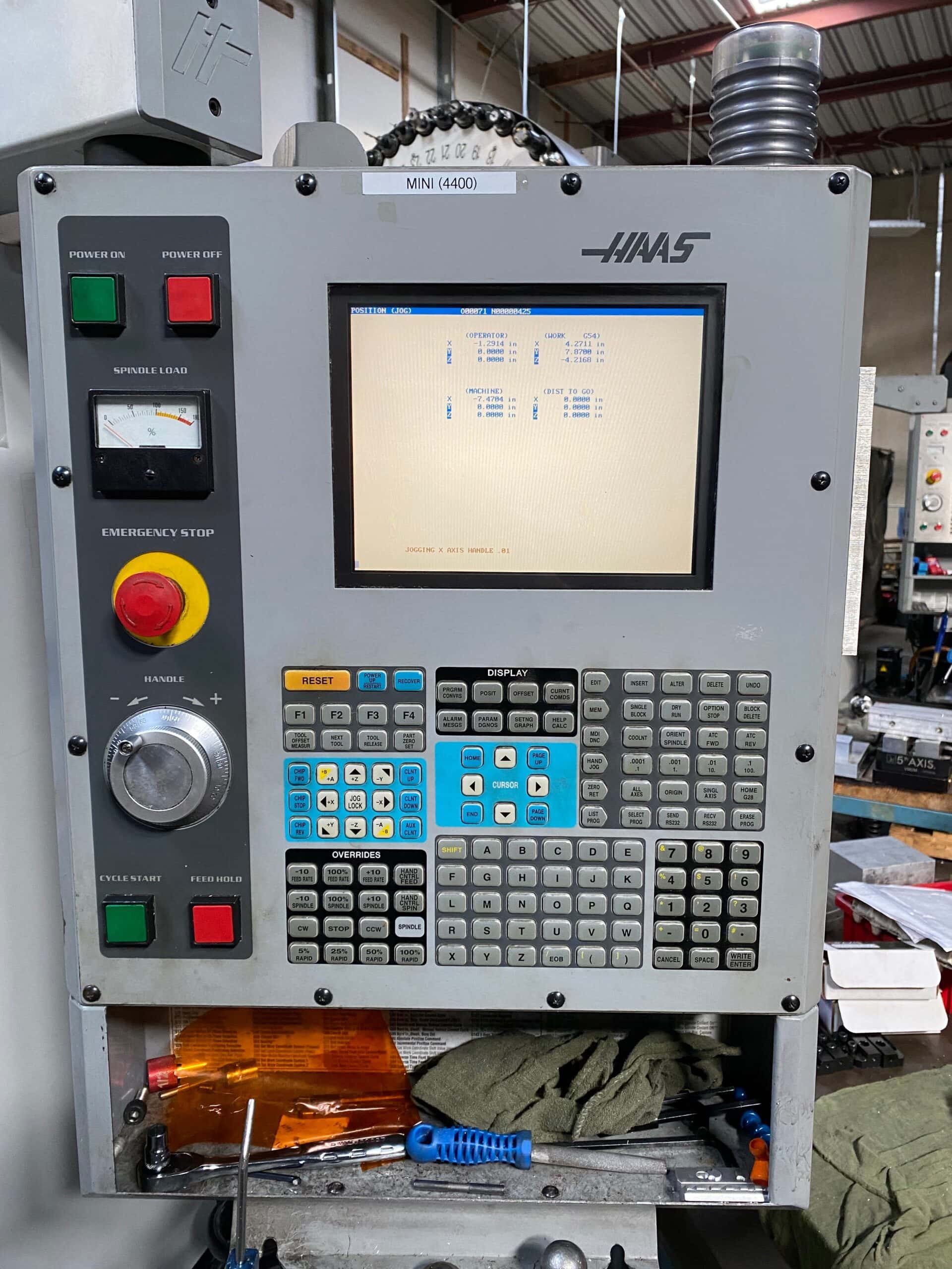 Haas Super Mini Mill VMC, 2004 - Chip Auger, 10,000 RPM - Image 2