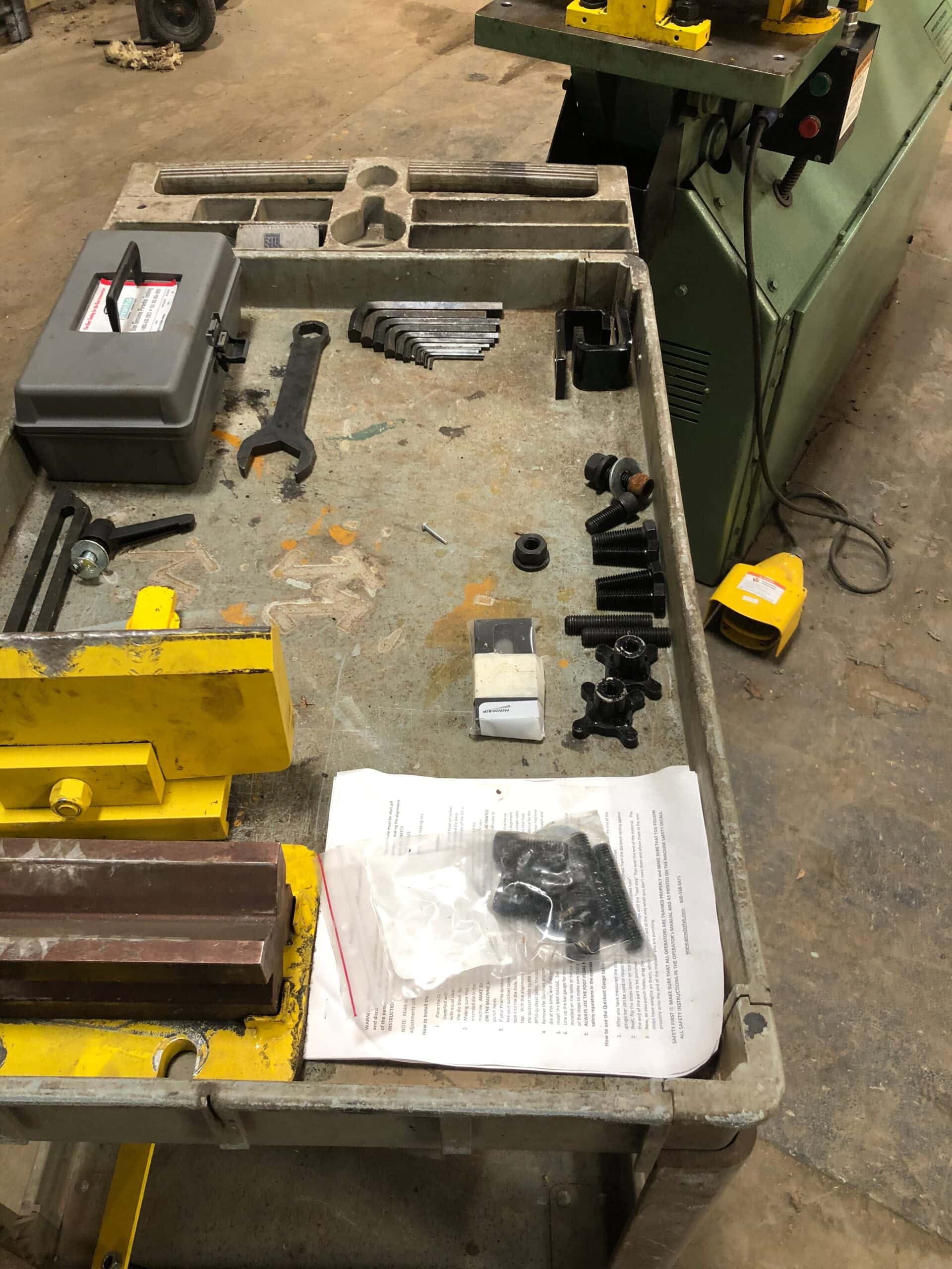 65 Ton Piranha P-65 Ironworker, 2018 - Tooling Included, 6' Backgauge - Image 9