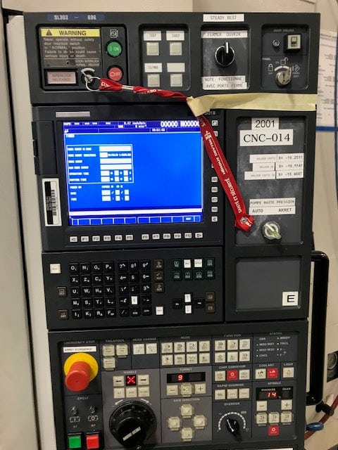 Mori Seiki SL-25B CNC Lathe, 2000 - Tailstock, Chip Conveyor - Image 7