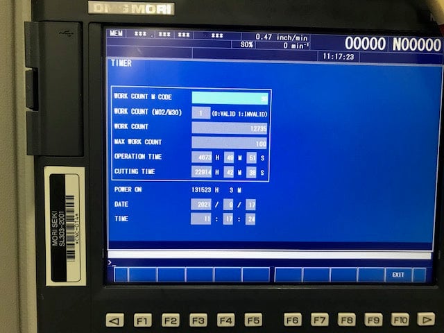 Mori Seiki SL-25B CNC Lathe, 2000 - Tailstock, Chip Conveyor - Image 8