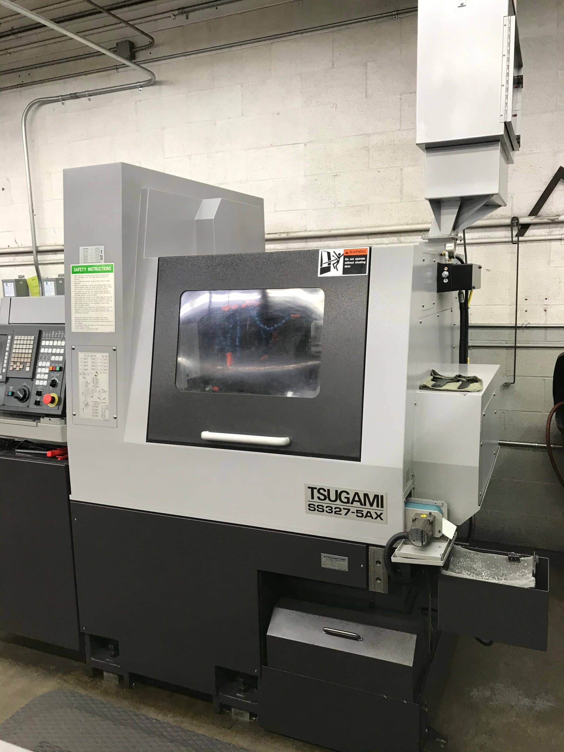 Tsugami SS327-5AX Swiss Turning Center, 2017 Edge Patriot 338 Barfeeder - Image 12