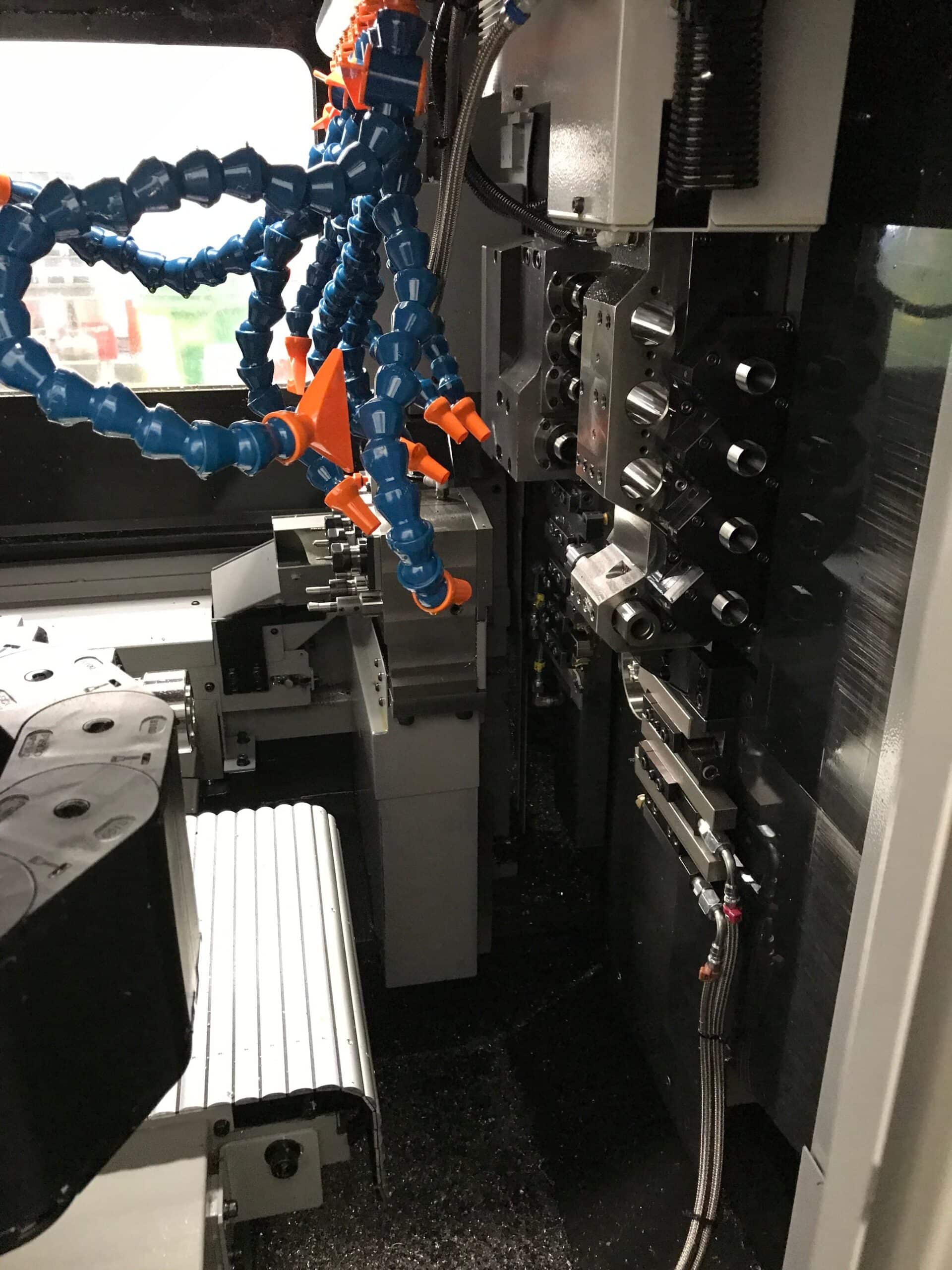 Tsugami SS327-5AX Swiss Turning Center, 2017 Edge Patriot 338 Barfeeder - Image 9