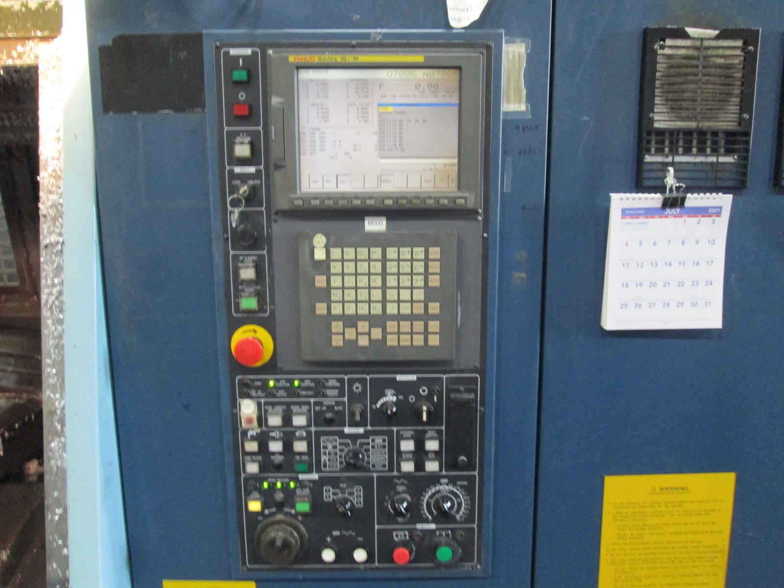 Matsuura MAM 500HG HMC, 1999 - Chip Conveyor, Fanuc Control - Image 2