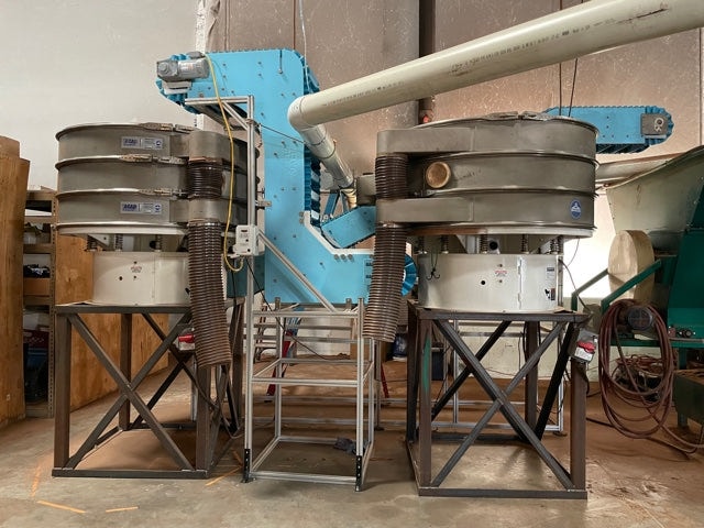 60" Sweco Stainless Steel Double Deck Vibratory Screener CL60S888WC- W/ Additional Supertaut Plus Self Cleaning Screen - Image 13