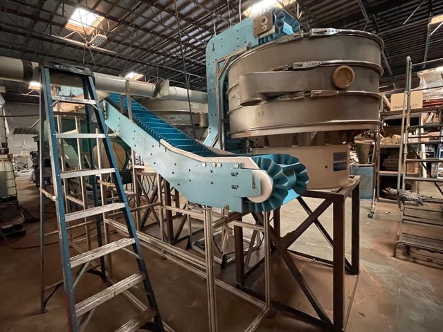 60" Sweco Stainless Steel Double Deck Vibratory Screener CL60S888WC- W/ Additional Supertaut Plus Self Cleaning Screen - Image 8