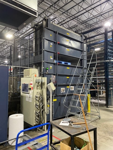 Salvagnini P4-1812 Panel Bender, 2000 - Tivox 6 Shelf Tower - Image 2