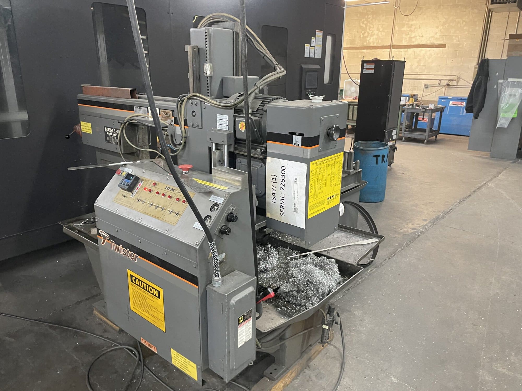 14" X 20" Hem Twister Auto Horizontal Mitering Band Saw - Auto Infeed Table - Image 3
