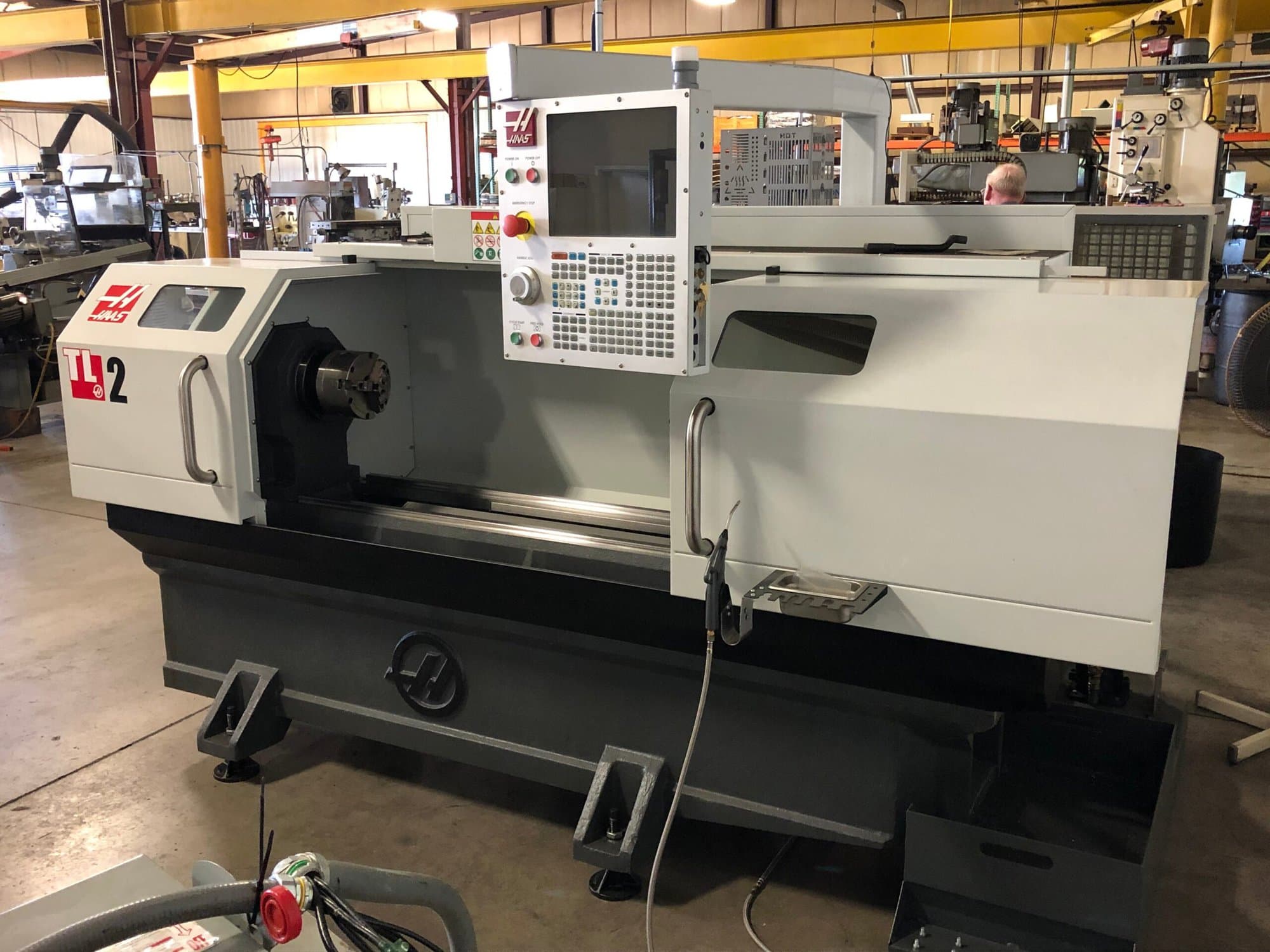 Haas TL-2 CNC Lathe, 2019- 4-Station Automatic Tool Turret, Tailstock - Image 3