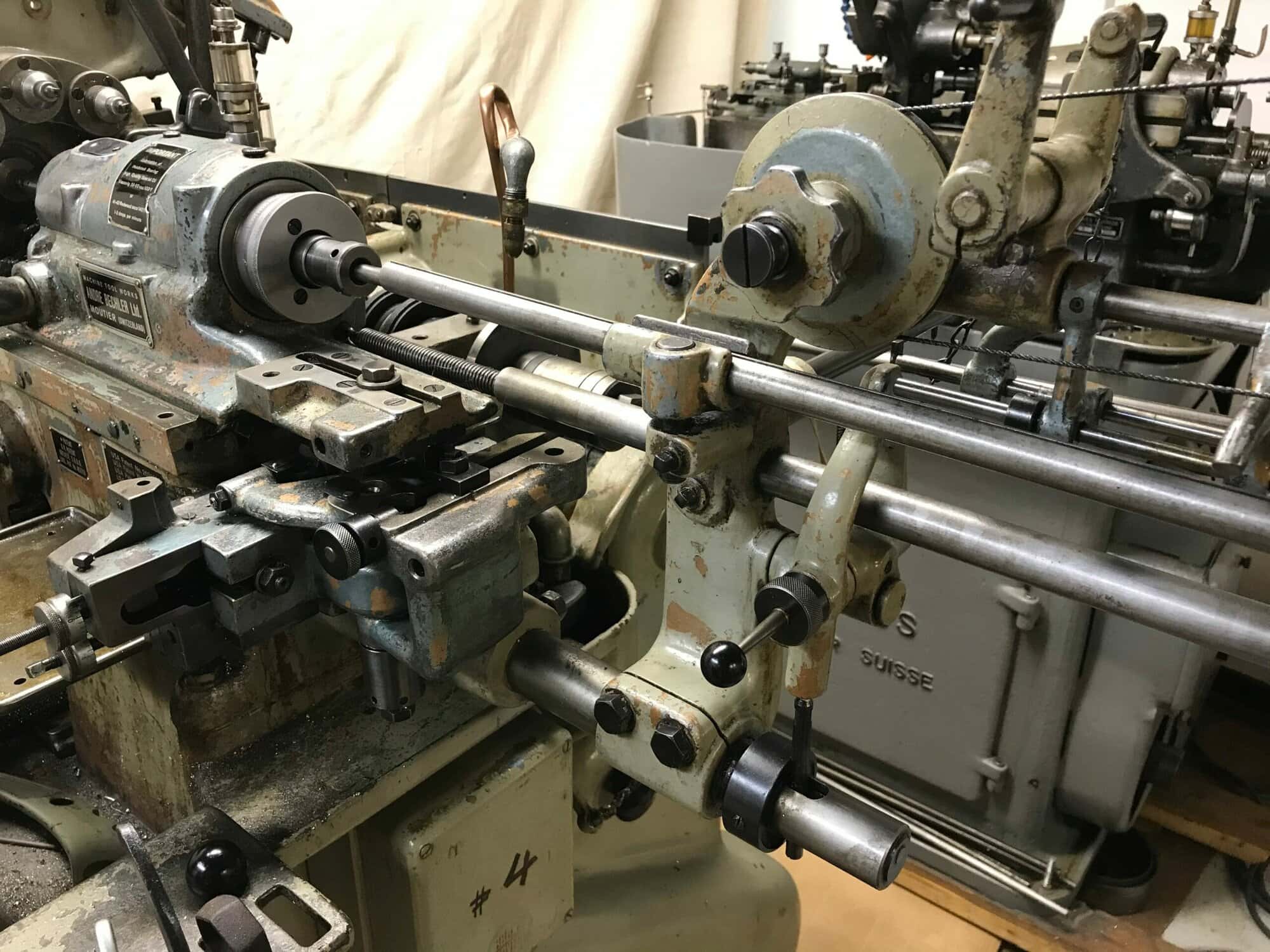 Bechler AS-10 Swiss Screw Machine, 1968- 3 Spindle Drilling Attachment - Image 3
