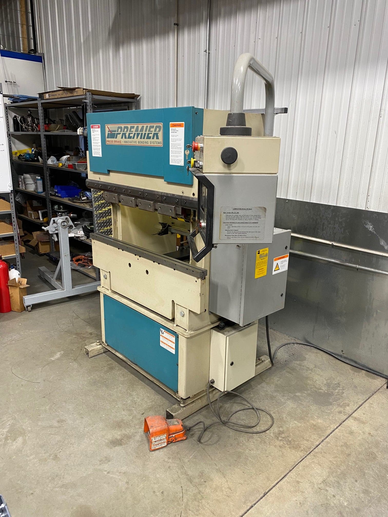 25 Ton X 4' Premier CNC Press Brake, 1999- Hurco Autobend 7 control - Image 3