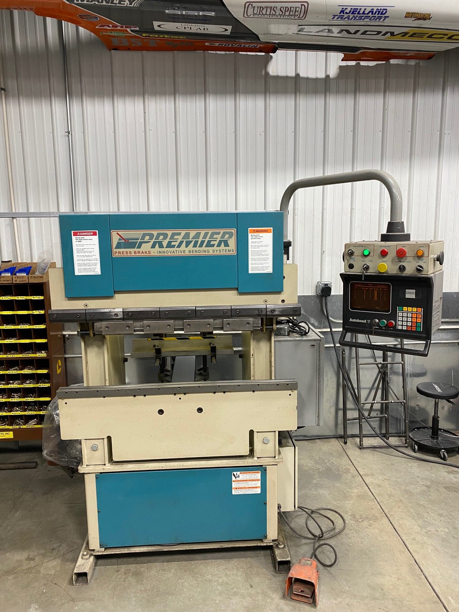 25 Ton X 4' Premier CNC Press Brake, 1999- Hurco Autobend 7 control - Image 2