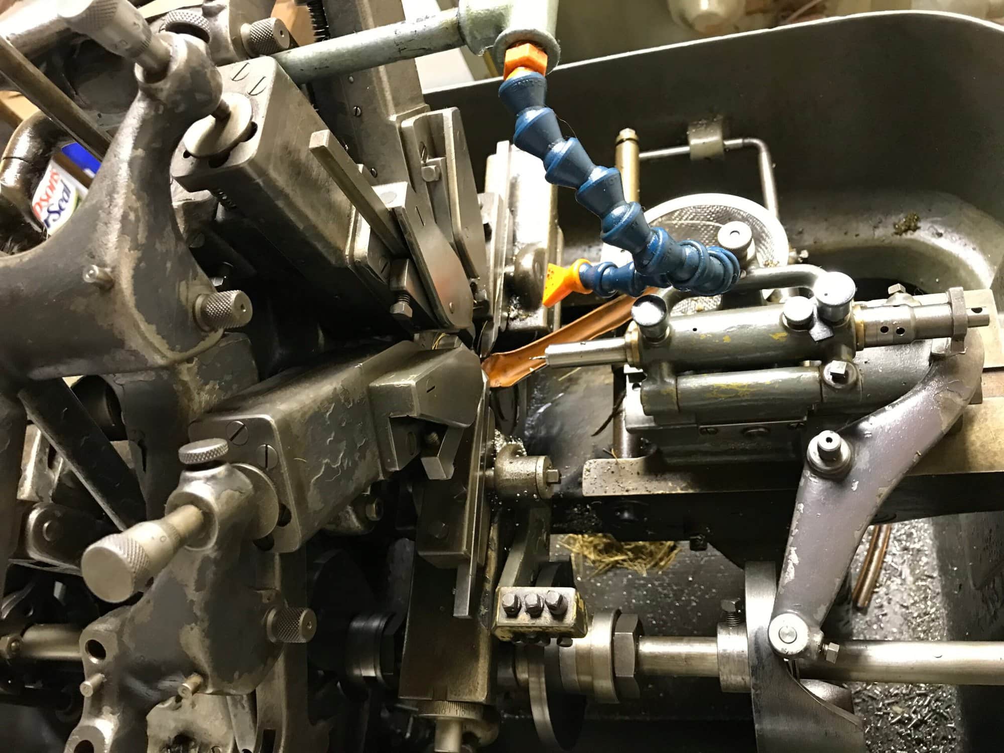 Tornos M-7 Swiss Screw Machine, 1960's - Spindle Drilling Attachment - Image 6