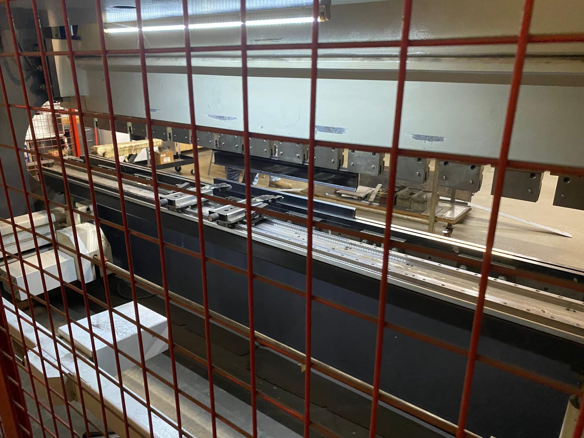 180 Ton X 13' Mitsubishi Dener Diamond Elite 16040 CNC Press Brake, 2012- X, R Axis Back Gauge, Lots of Tooling - Image 5