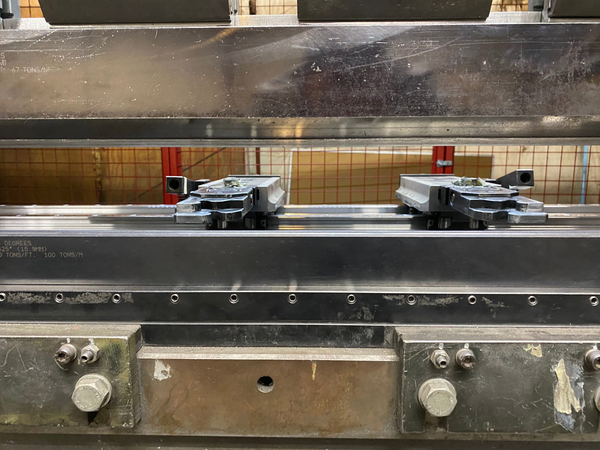 180 Ton X 13' Mitsubishi Dener Diamond Elite 16040 CNC Press Brake, 2012- X, R Axis Back Gauge, Lots of Tooling - Image 3