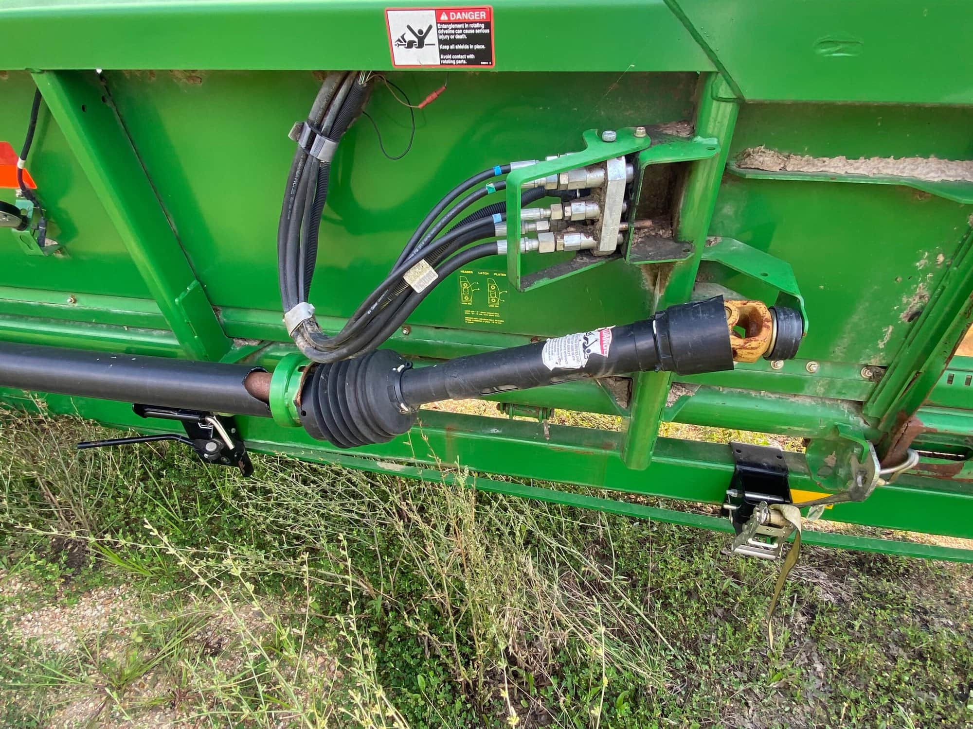 John Deere 630 F Flex Head, 2009 - Used 2 Seasons w/ Trailer - Image 9