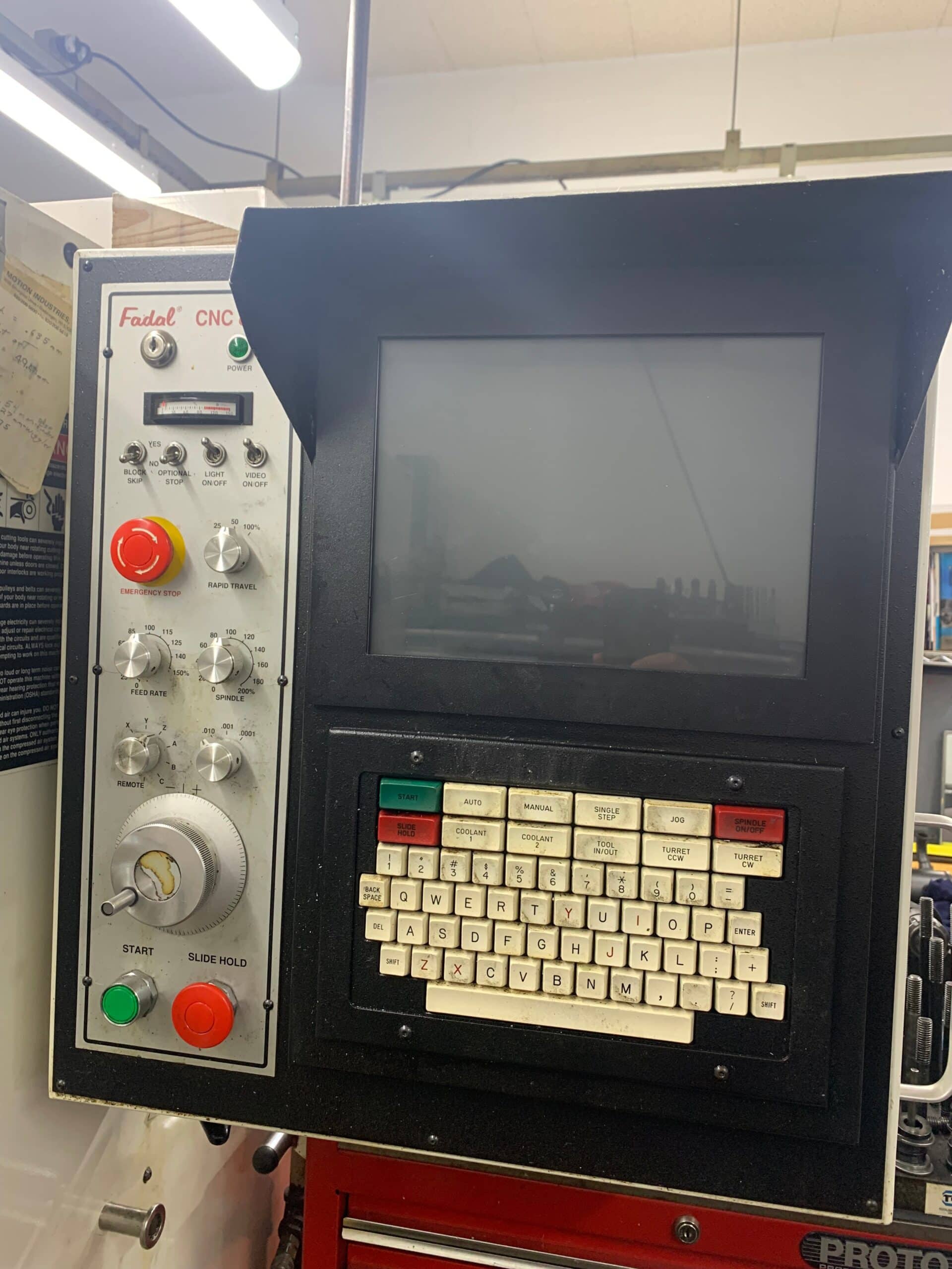 Fadal VMC 20, 1994 - Fadal VH-65 Indexer, Rigid Tapping - Image 4