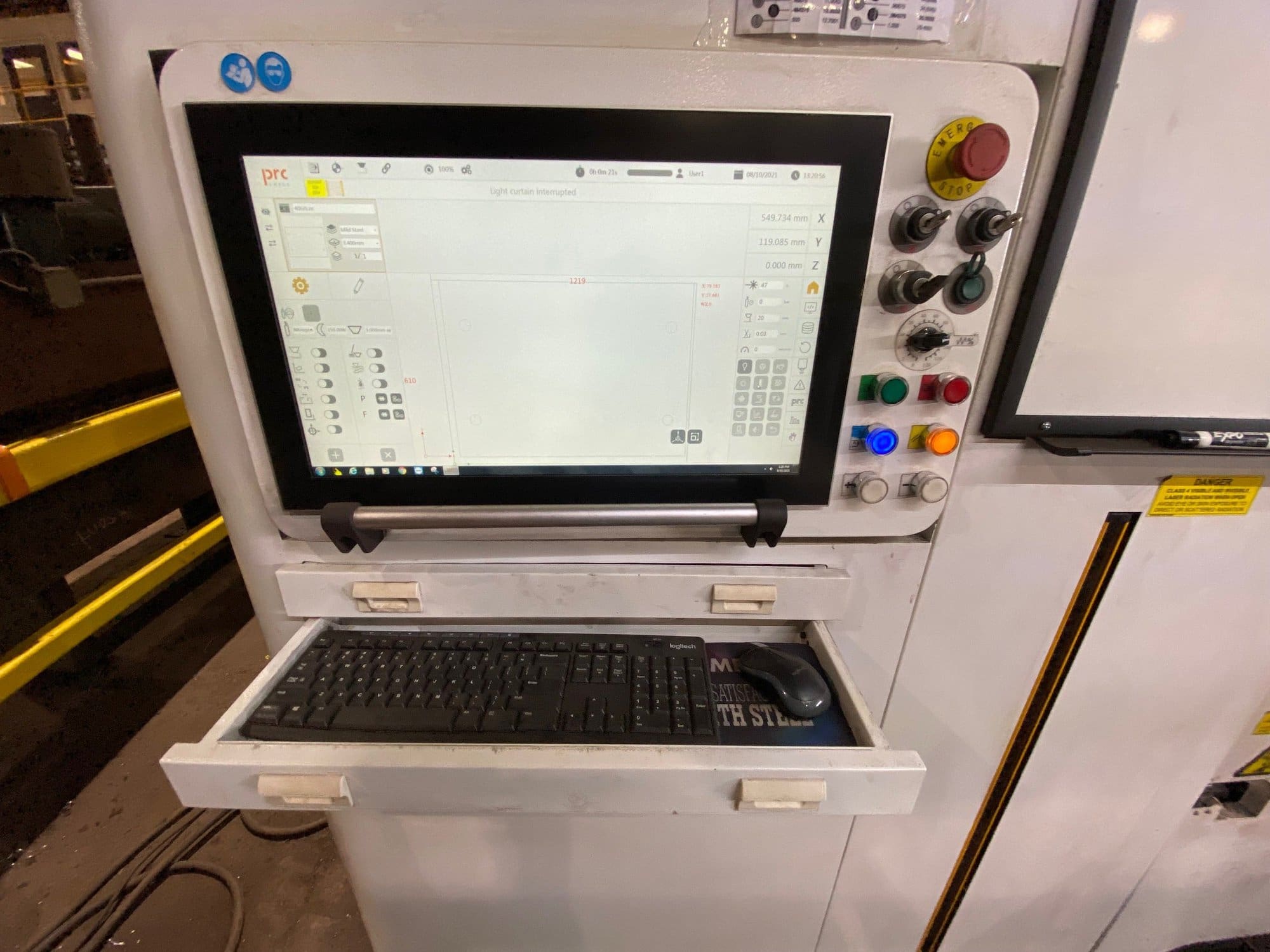 4000 Watt PRC M3015 Fiber Laser, 2020 - 5' x 10' Table, 700 Hours - Image 2