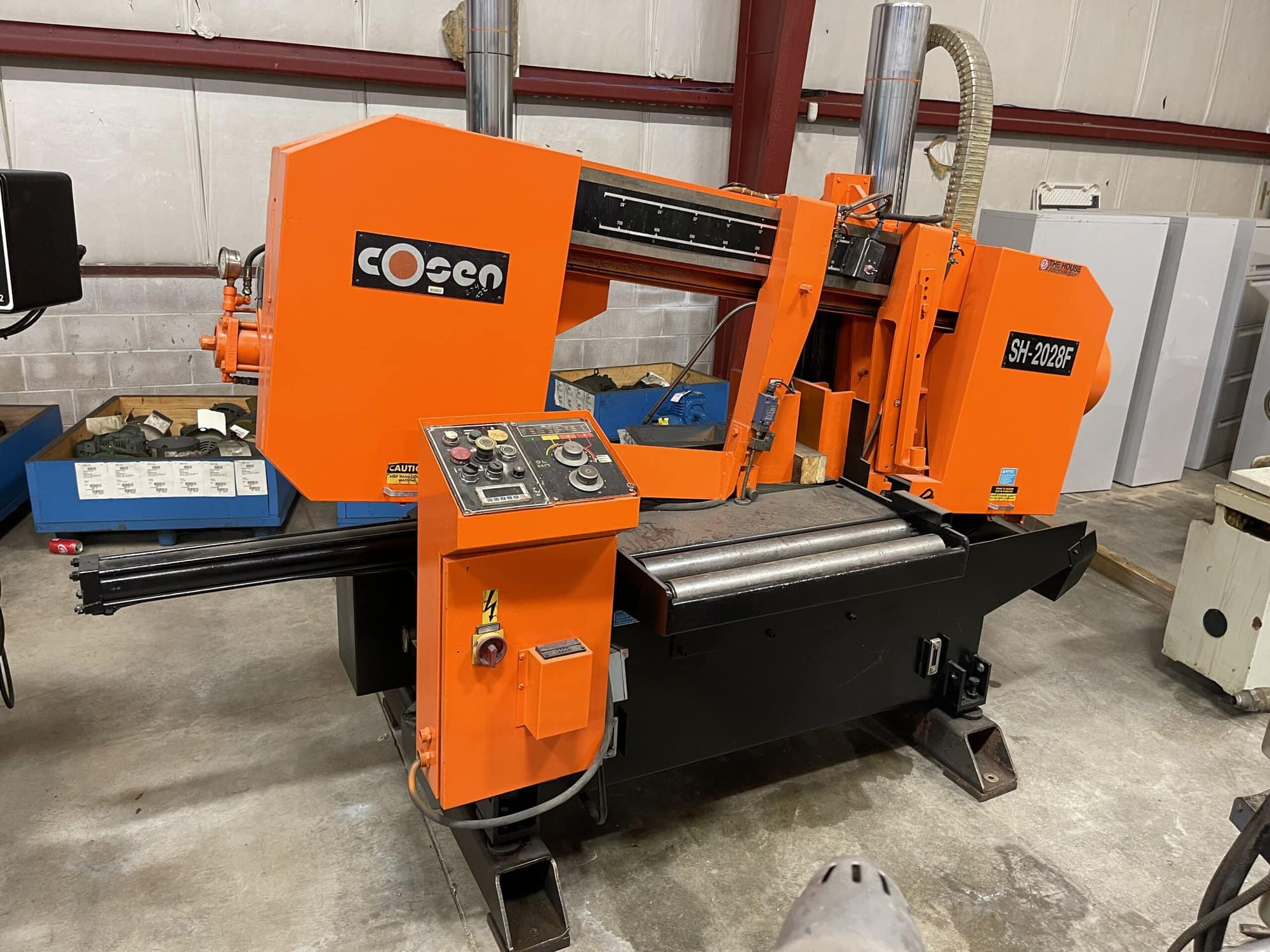20" X 28" Cosen Sh-2028F Semi Automatic Horizontal Bandsaw - 2004, Available Immediately