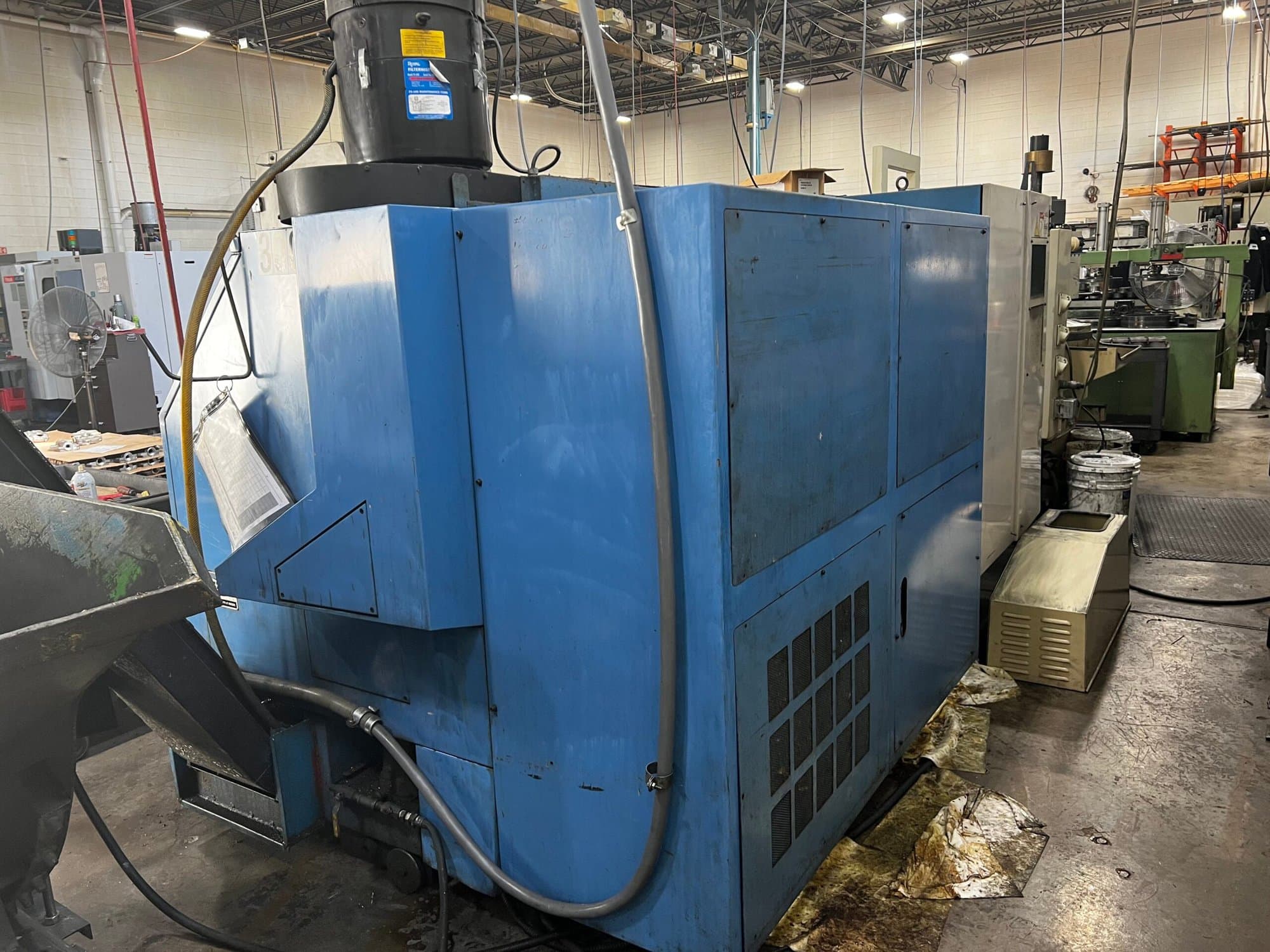 Mazak QT28 CNC Lathe, 1989 - Tailstock, Chip Conveyor - Image 7