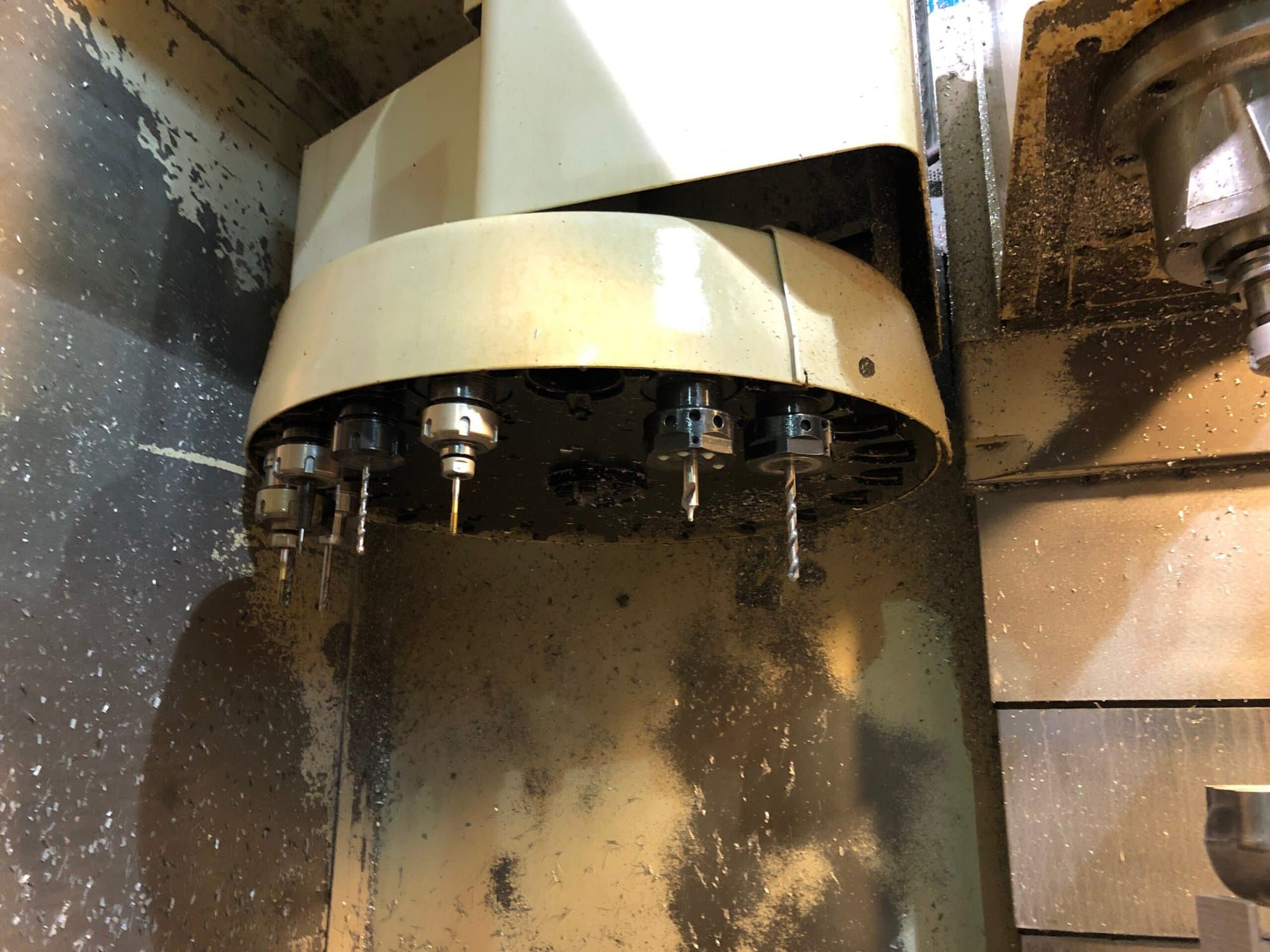 Fadal VMC 15RT, 1997 - 4th Axis Included, Under Power, Video - Image 9
