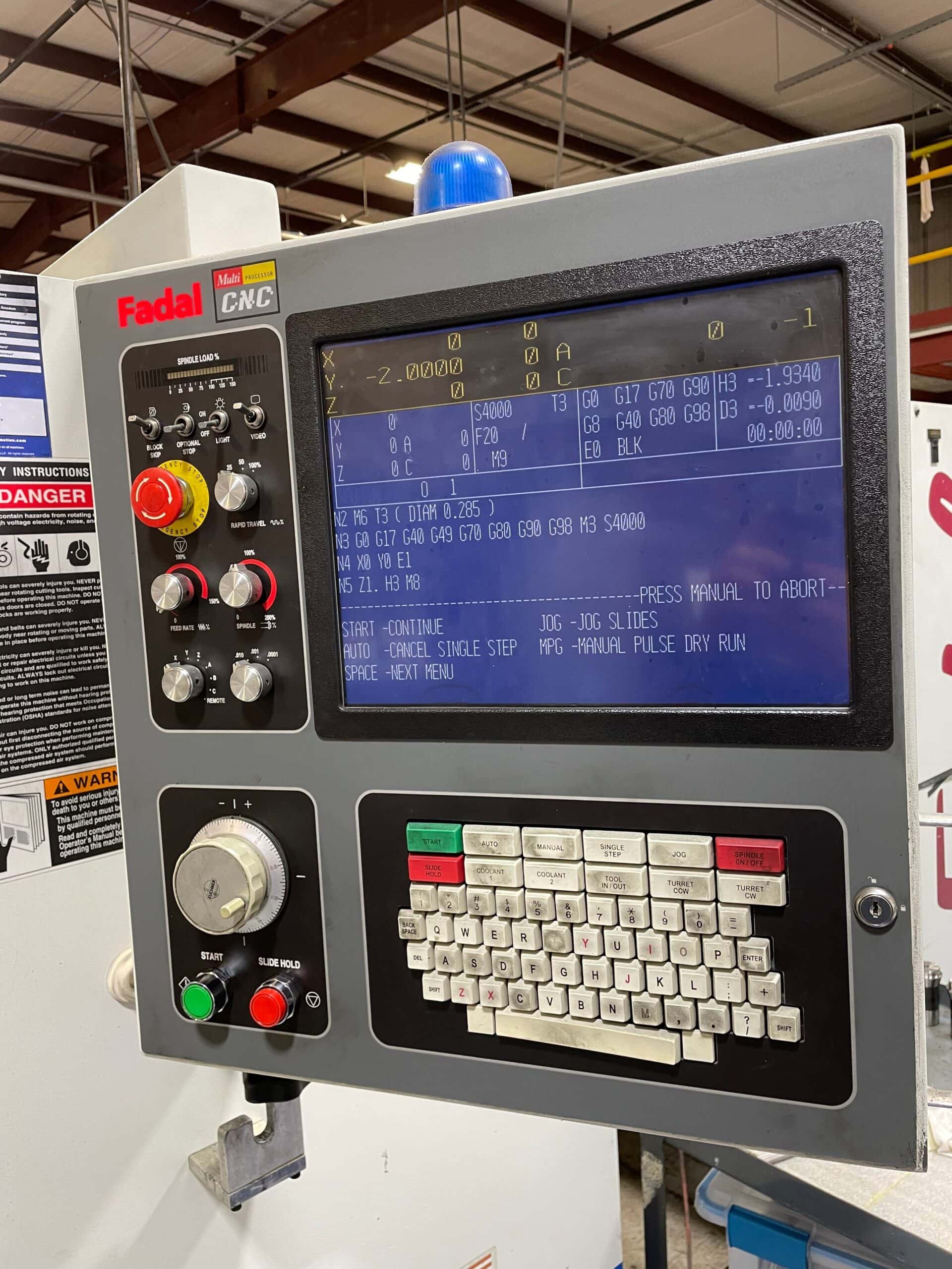 Fadal 4020HT VMC, 2006 - 4th Axis, Rigid Tapping - Image 3