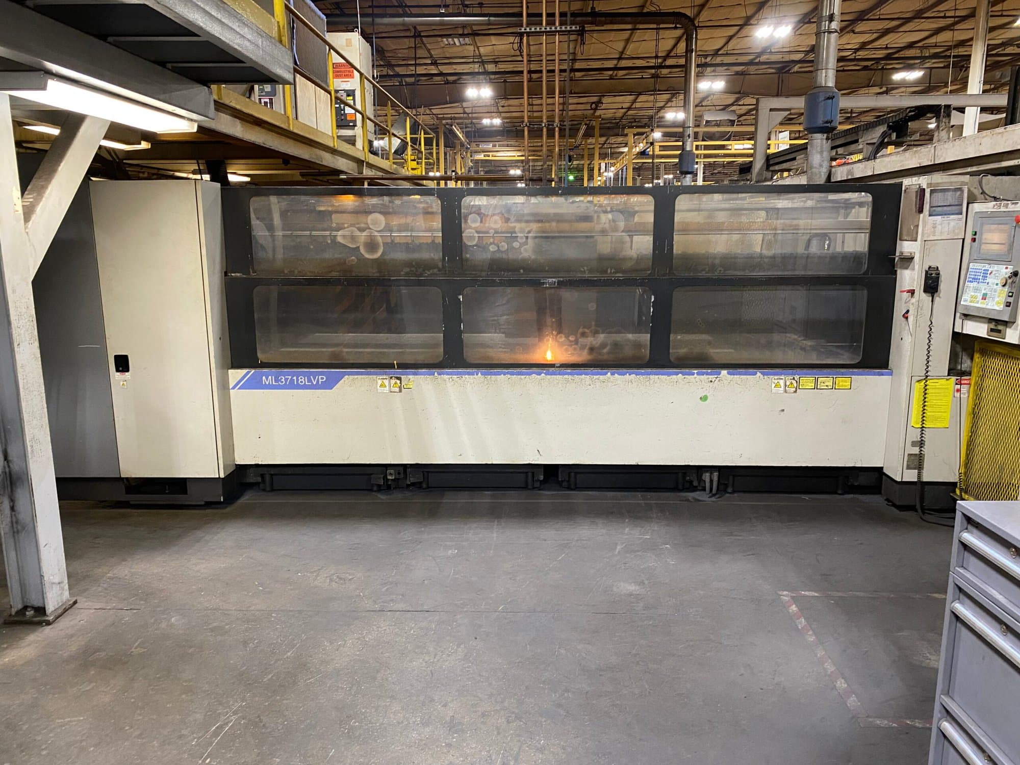 4000 Watt Mitsubishi ML3718LVP CO2 Laser, 2004 - 6'x12'