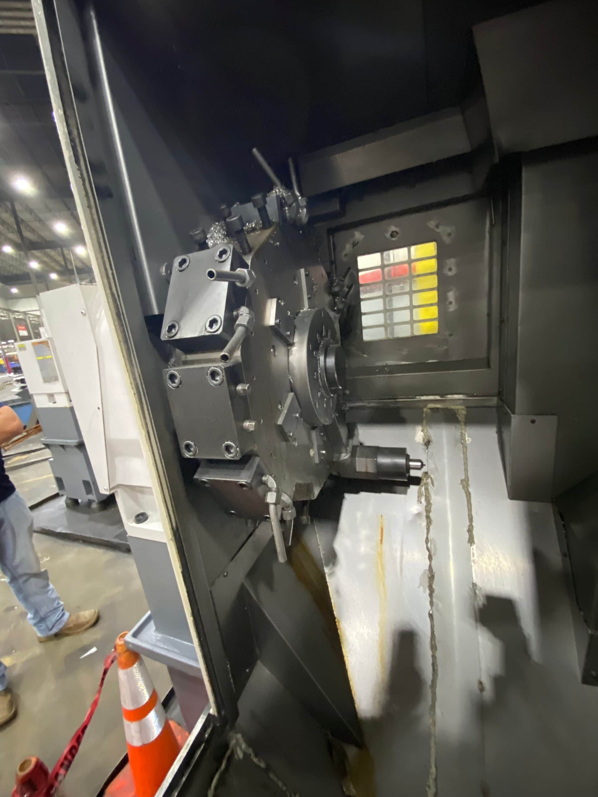 Okuma LAW-FII(L) CNC Wheel Lathe, 2011 - Video, Under Power - Image 5