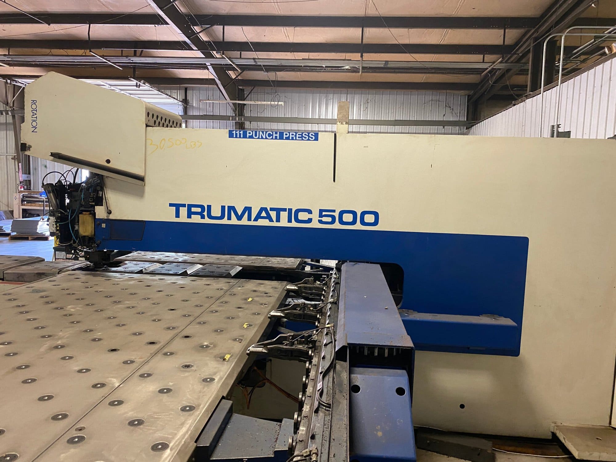 25 Ton Trumpf Trumatic 500 CNC Turret Punch, 1998 - 4' x 8' Table - Image 6