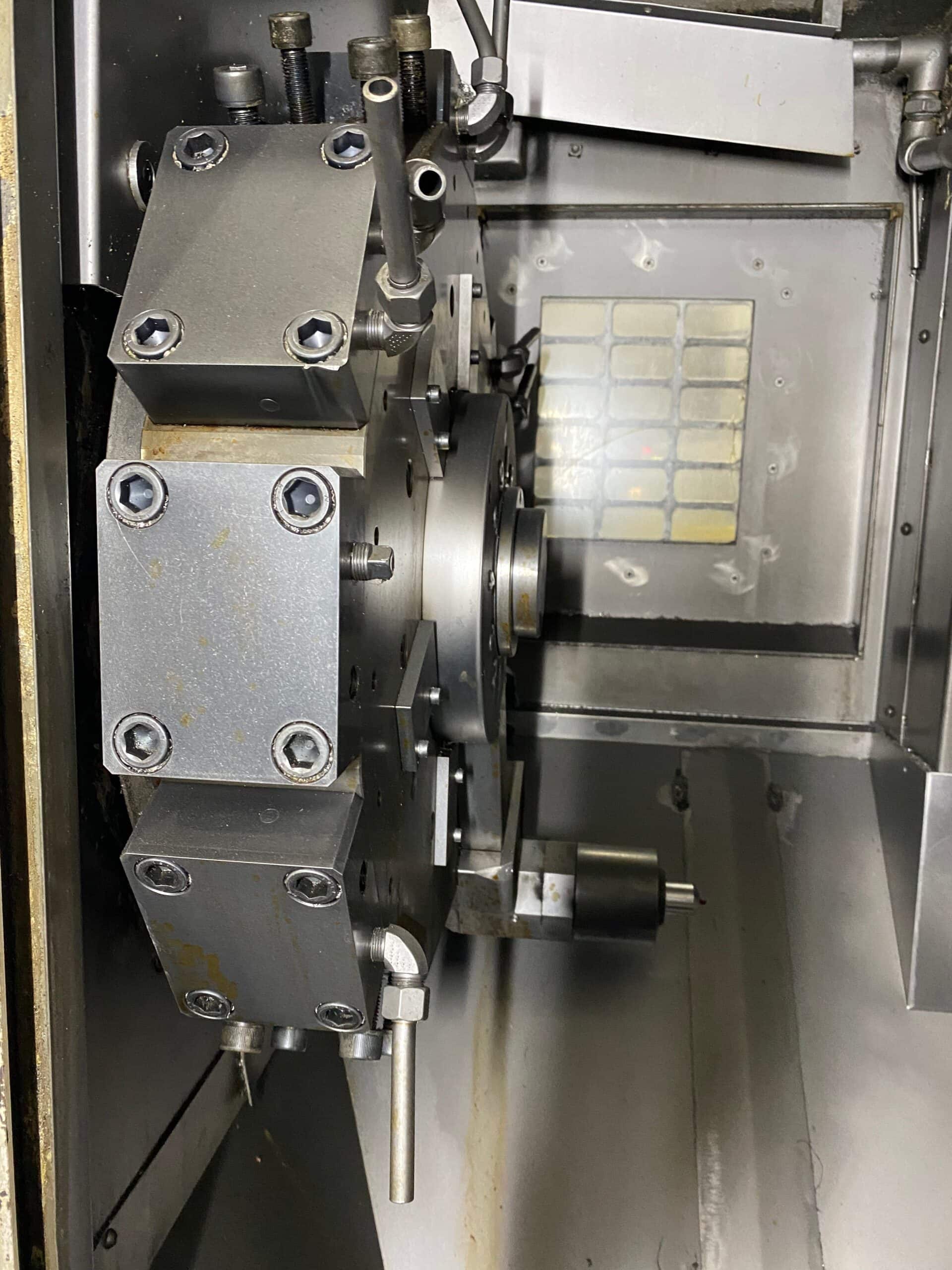 Okuma LAW-FII(L) CNC Wheel Lathe, 2011 - Video, Under Power - Image 8