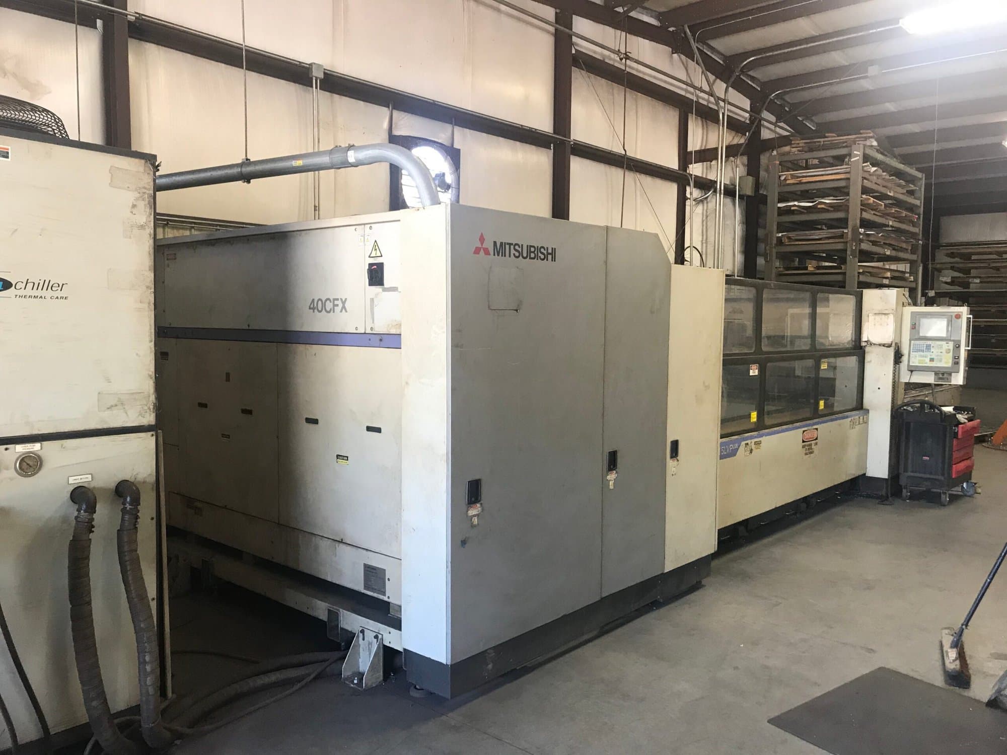 4000 Watt Mitsubishi 3015 LVP-Plus CO2 Laser, 2006- 5' x 10', Resonator Model 40CFX - Image 2
