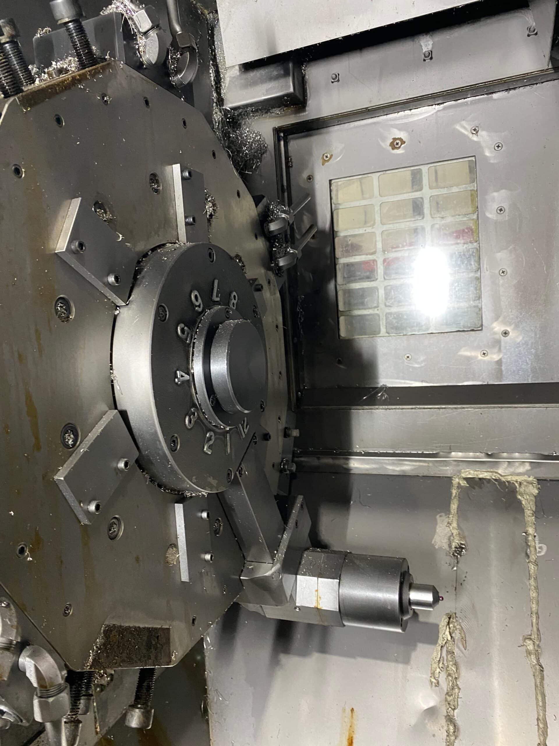 Okuma LAW-FII(L) CNC Wheel Lathe, 2011 - Video, Great Condition - Image 7