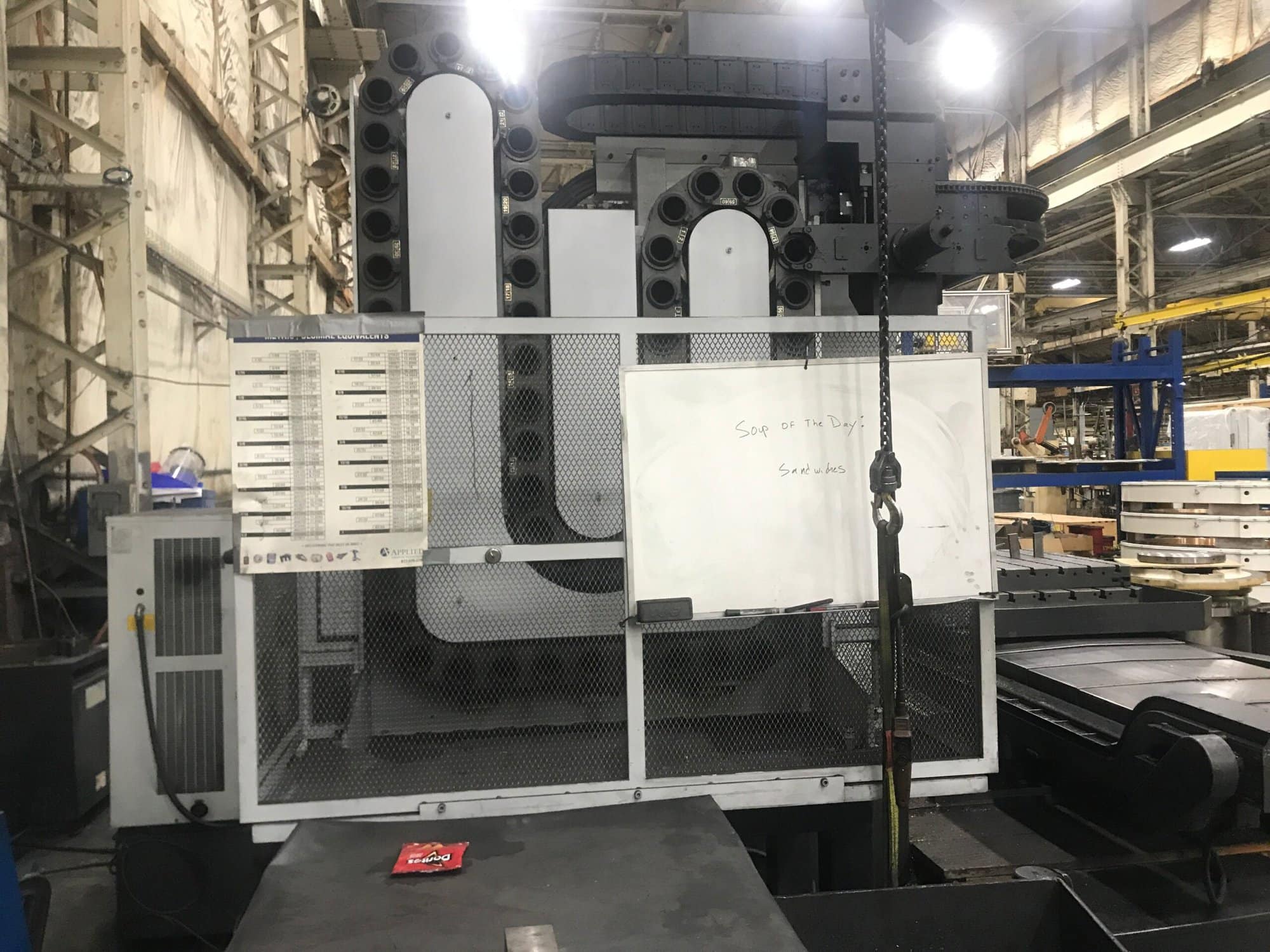 Femco BMC-110RI CNC Boring Mill, 2008 - Through Spindle Coolant, Chip Conveyor - Image 8