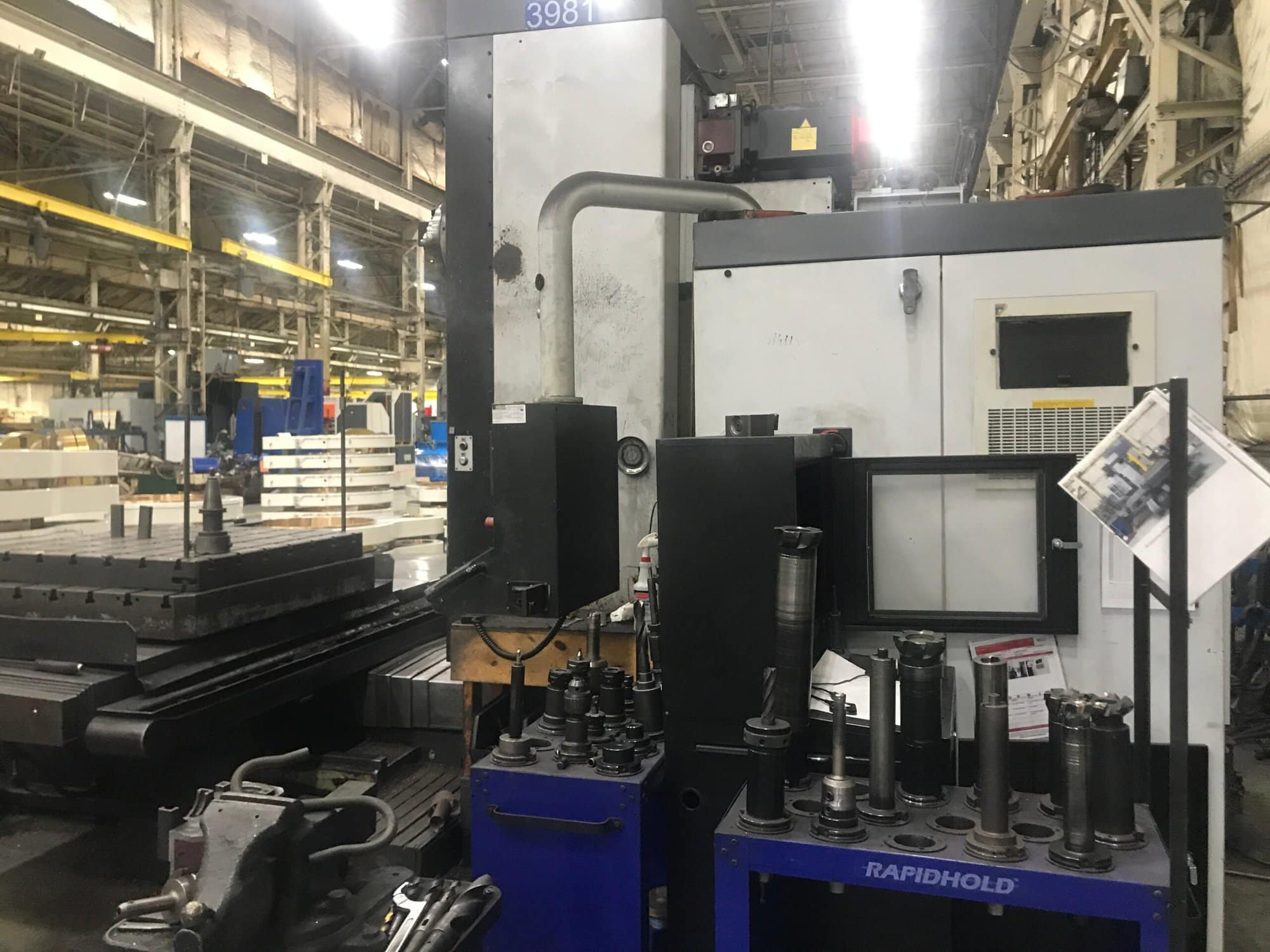 Femco BMC-110RI CNC Boring Mill, 2008 - Through Spindle Coolant, Chip Conveyor - Image 4