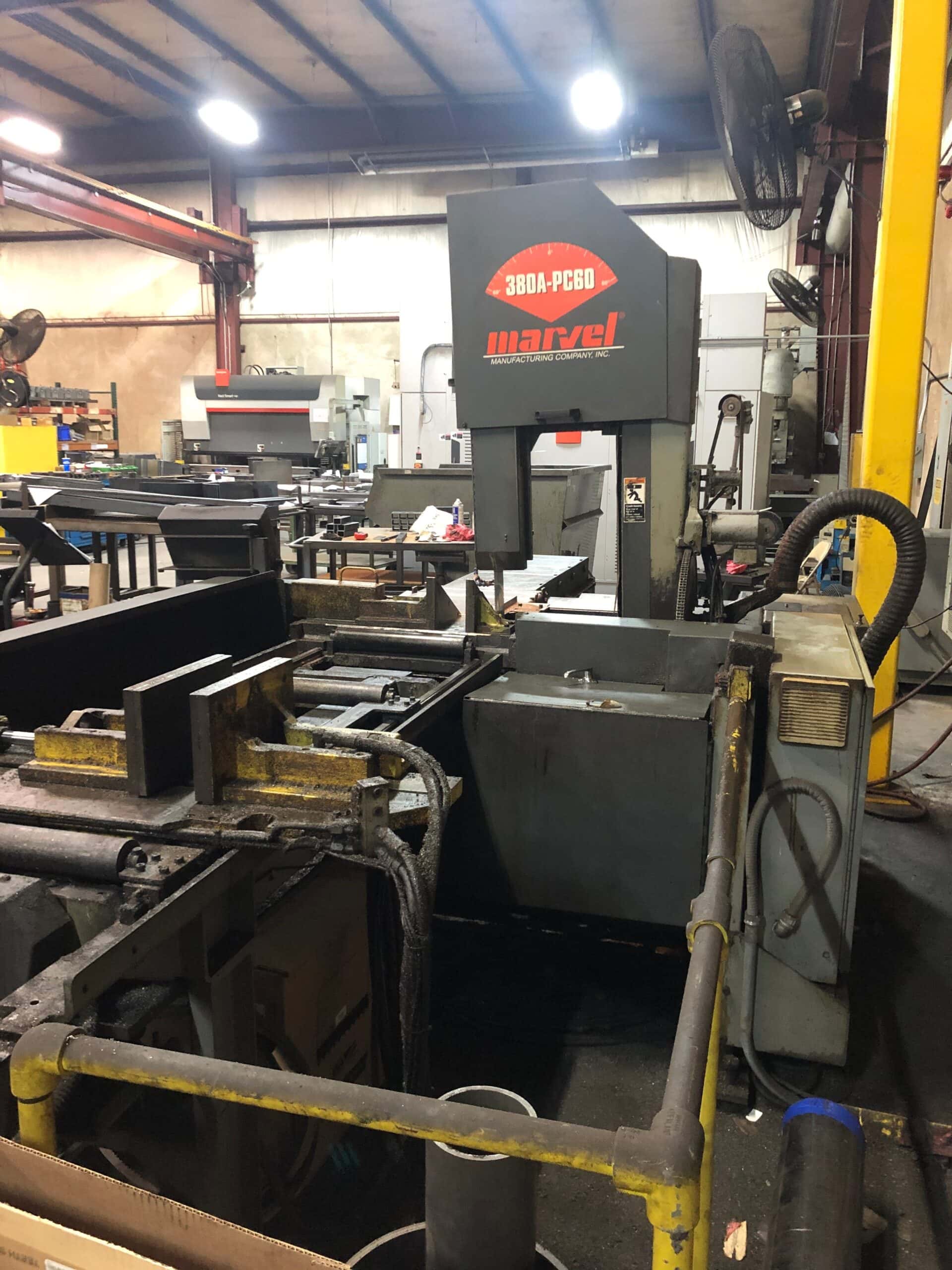 15" x 20" Marvel 380A-PC3-60 Automatic Vertical Band Saw, 2011- Auto Indexing, Hydraulic High Speed, 1.25" Blade Width - Image 4