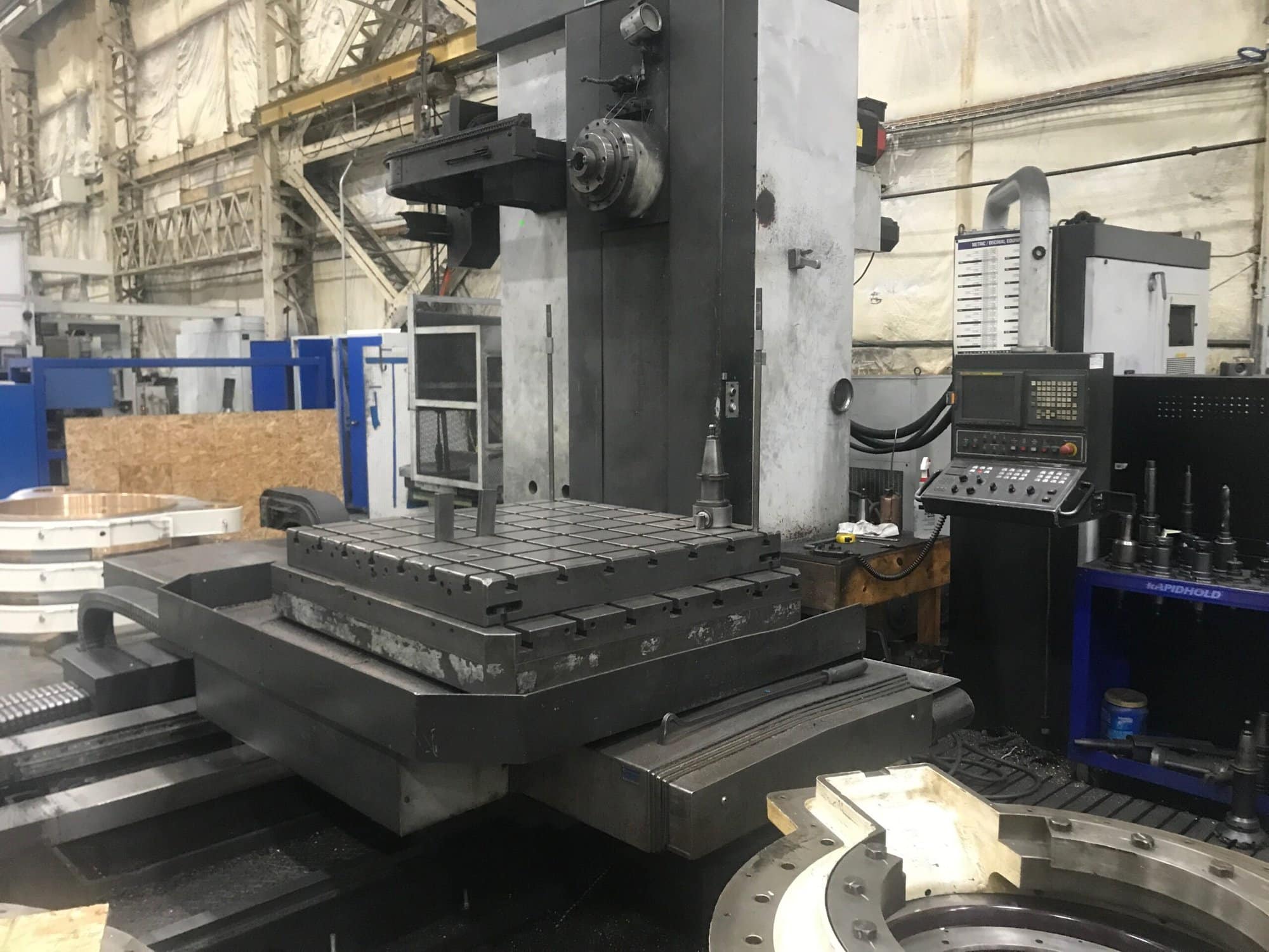 Femco BMC-110RI CNC Boring Mill, 2008 - Through Spindle Coolant, Chip Conveyor - Image 3