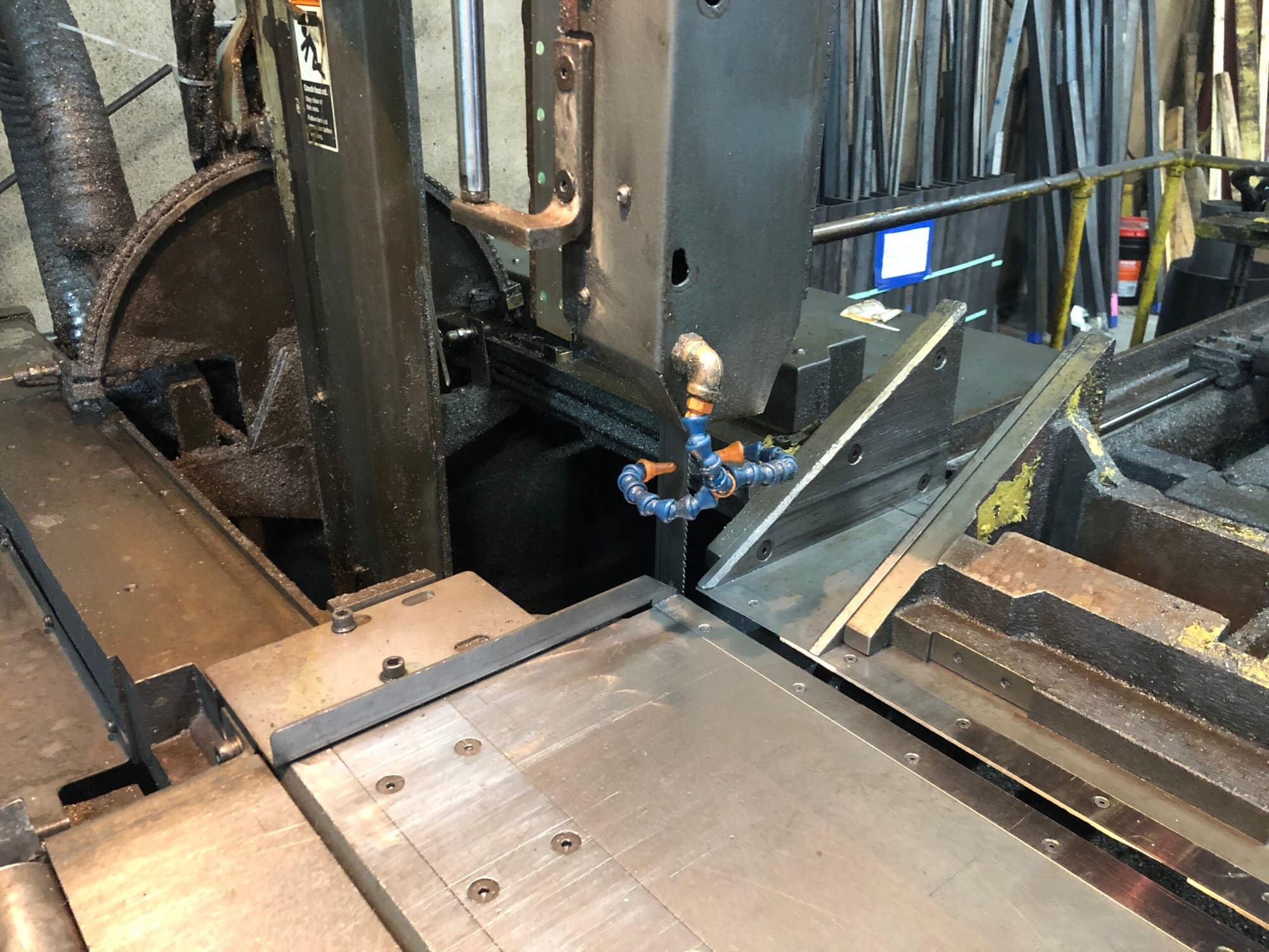 15" x 20" Marvel 380A-PC3-60 Automatic Vertical Band Saw, 2011- Auto Indexing, Hydraulic High Speed, 1.25" Blade Width - Image 8