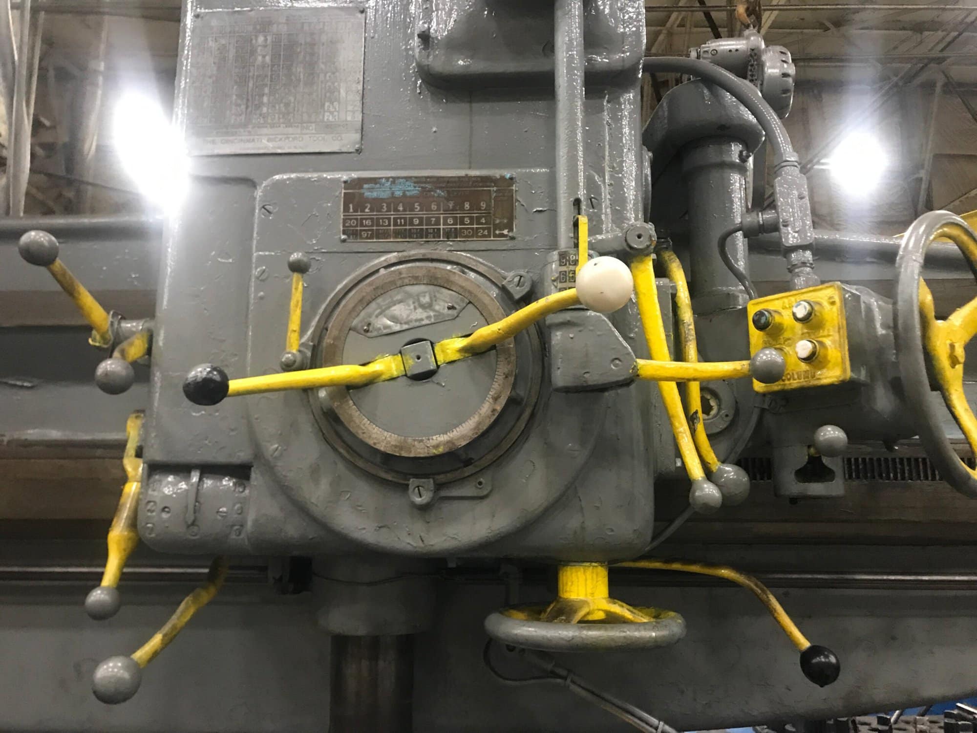 Cincinnati Bickford 6E Radial Drill, 1949 - 7' x 19" - Image 3
